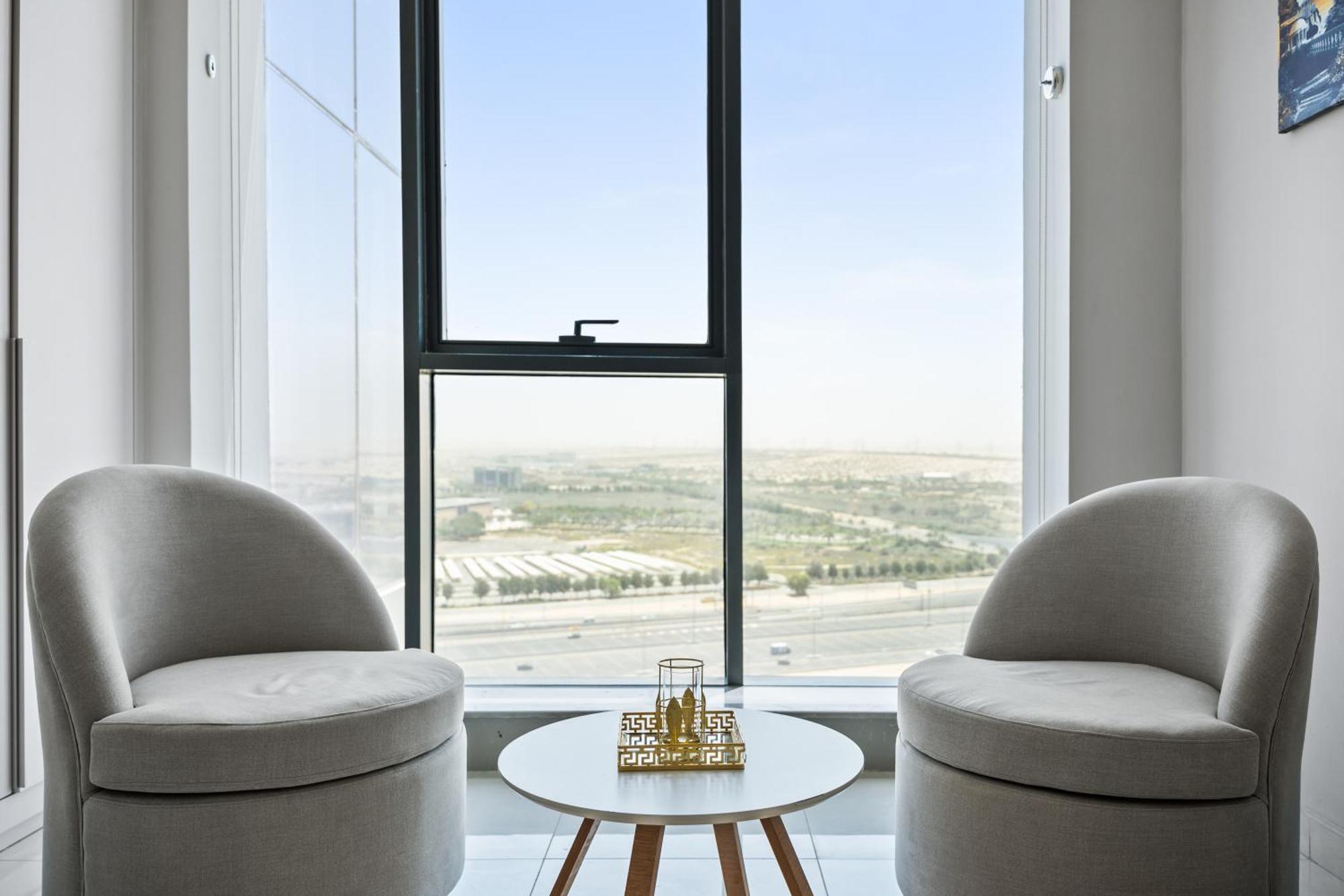 Bright In Vibrant Dubailand District Appartement