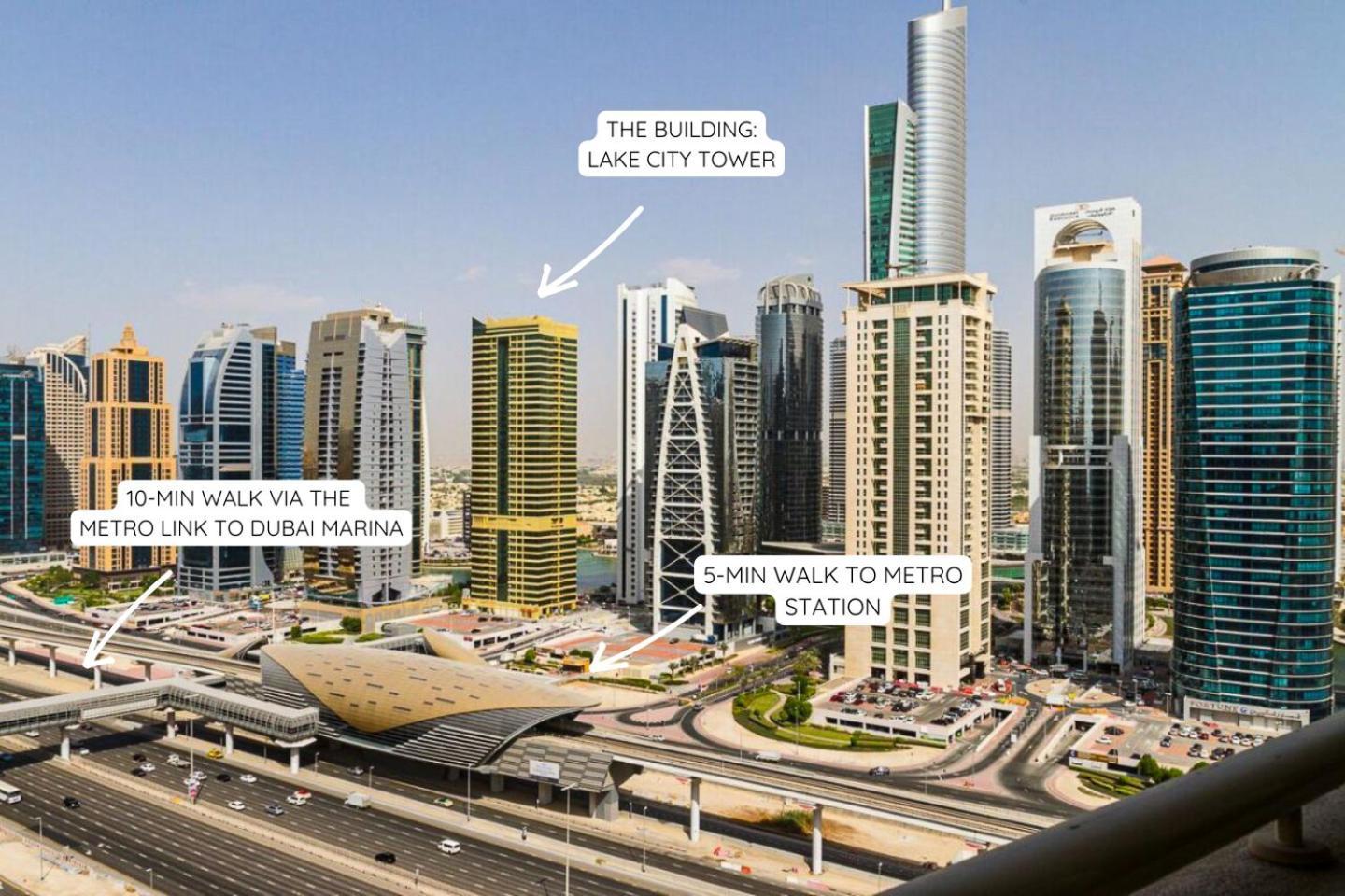 Appartement Stylish 1br Apartment! Near Metro & Stroll To Marina