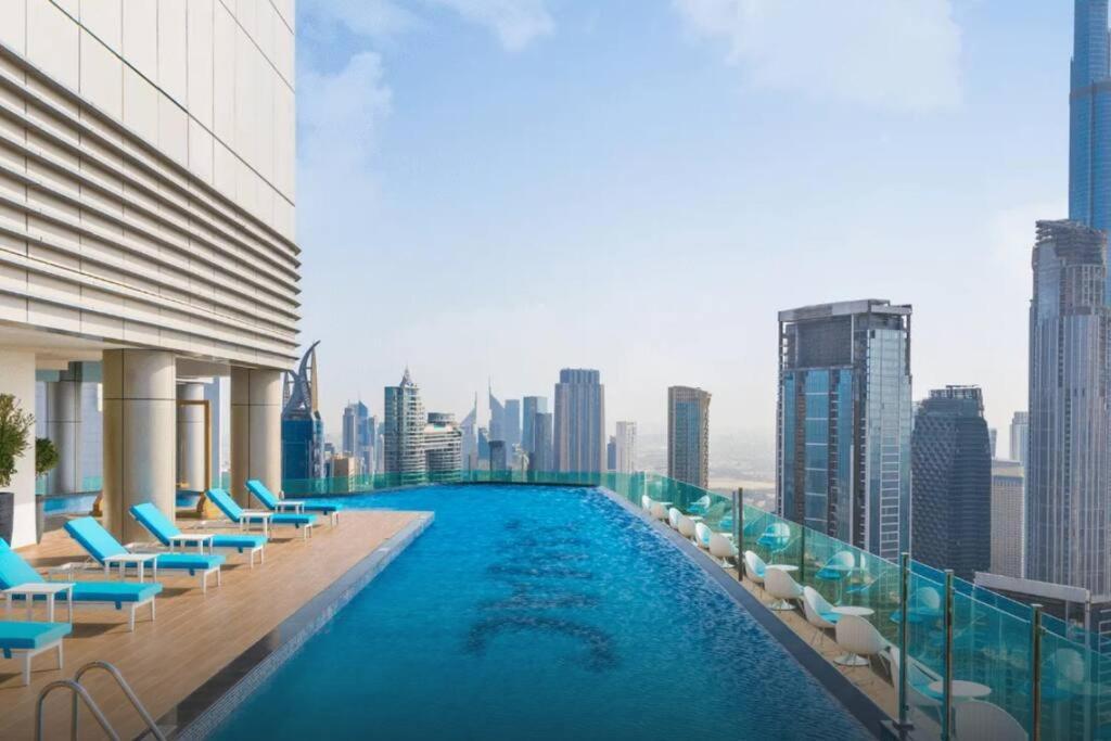 Appartement 64th Floor Highest Downtown Infinity Pool Burj Khalifa View Dubai
