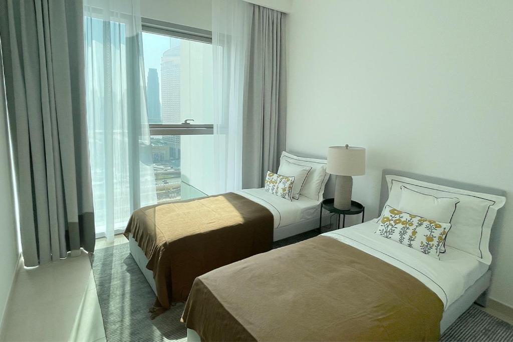 Apartamento Rh - Burj Khalifa View, 03br With Maid's Room, 7 Mins Walk To Burj Khalifa Dubái
