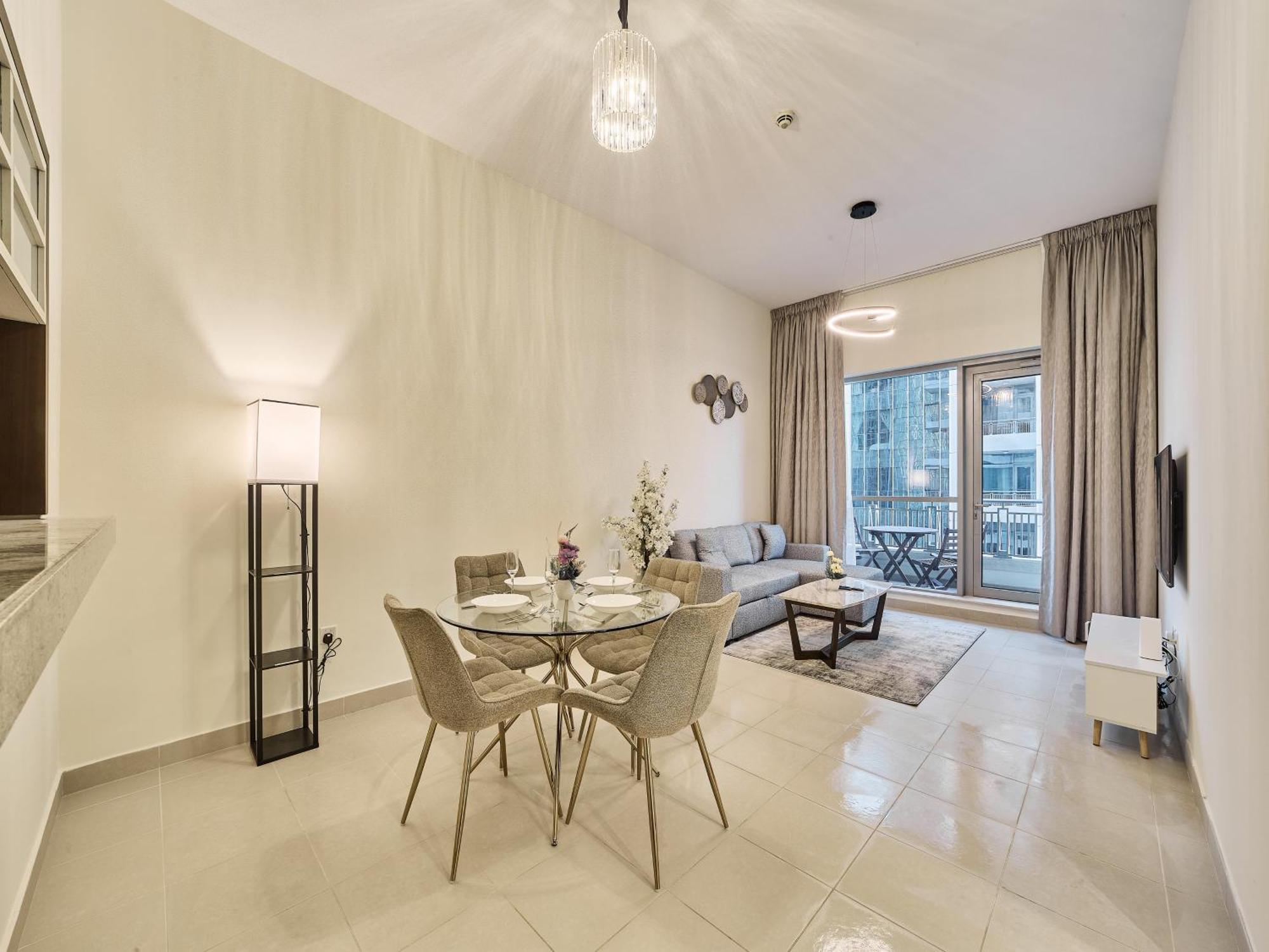 Apartment Golden Homes Boulverd 1bhk Blue Heaven Near Mall & Burj Khalifa Downtown *