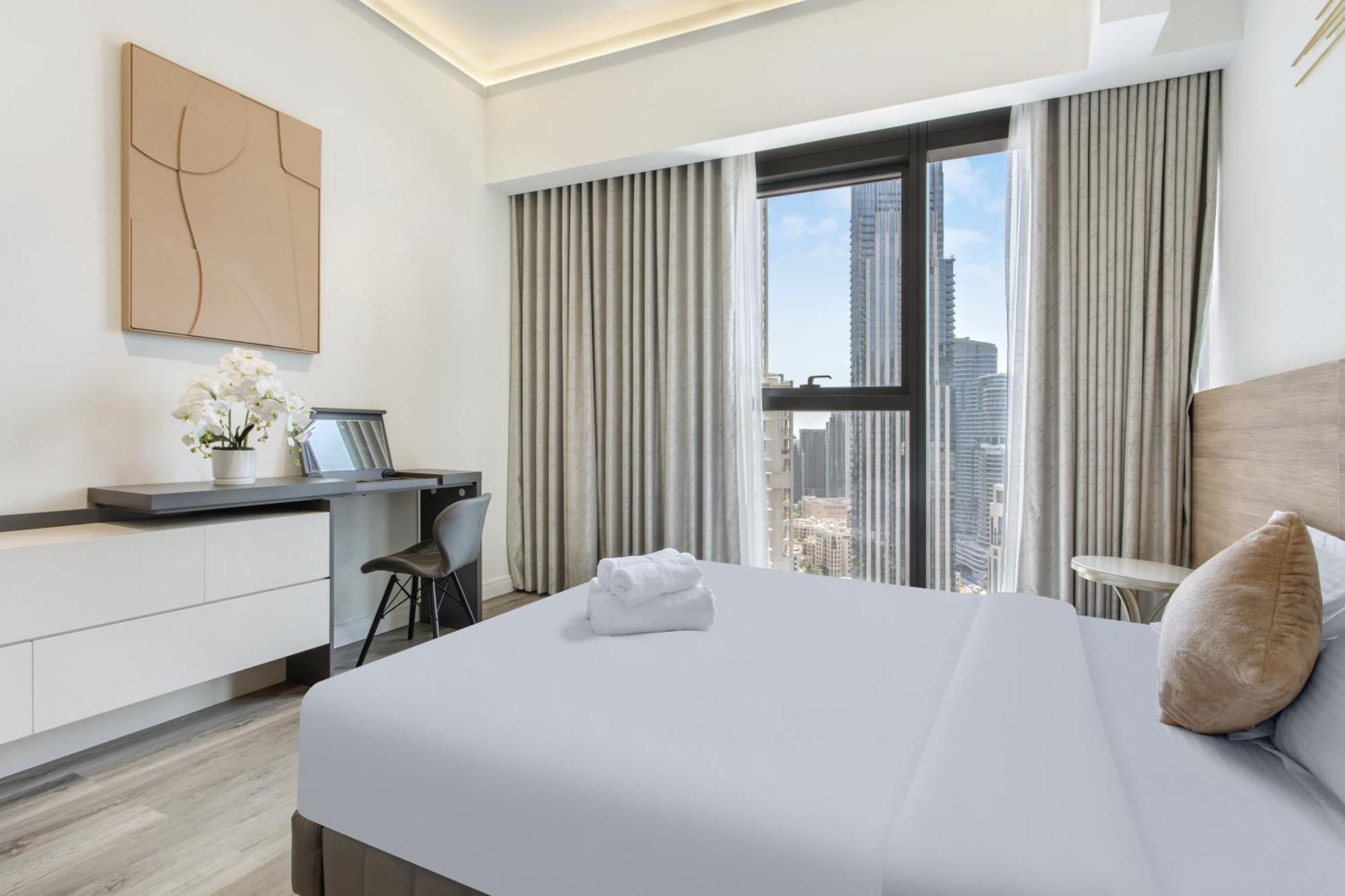 Iconic Burj Khalifa 2 Bedroom Downtown By Gua Gua Holiday Lägenhet Dubai