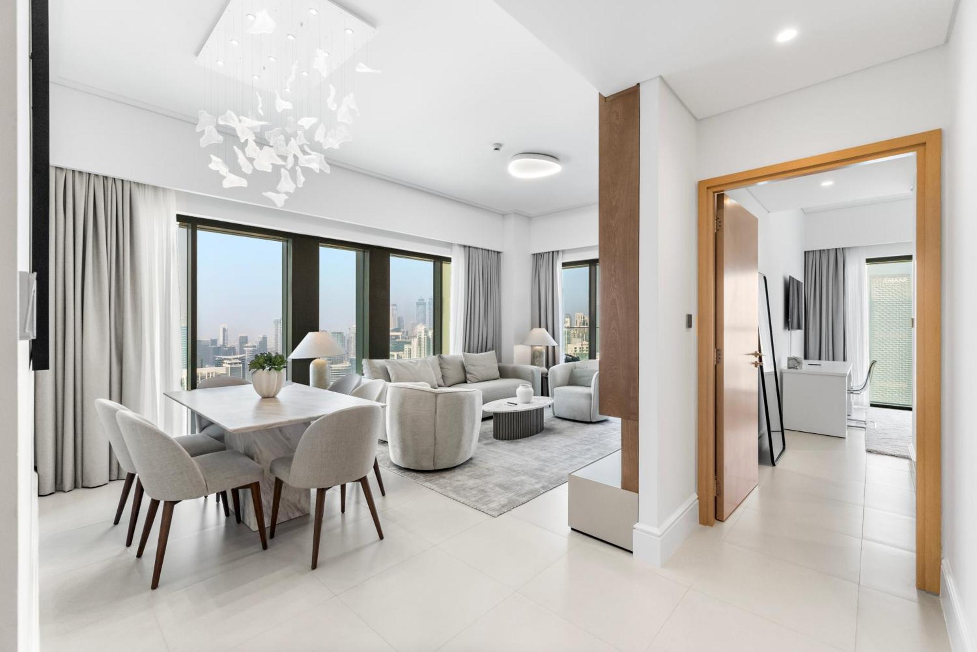 Full Fountain And Burj View - 3br Burj Royale