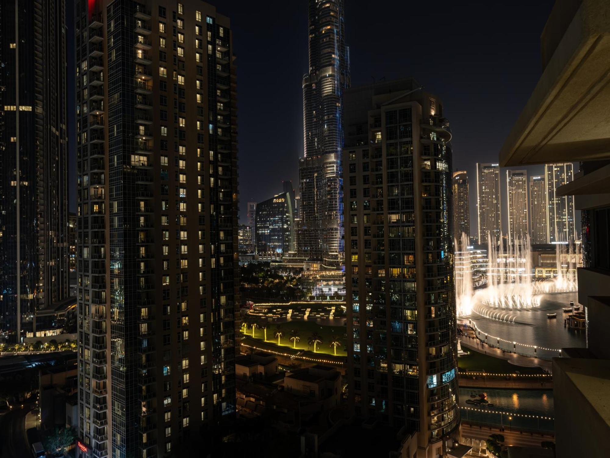 Appartement New Burj Khalifa & Fountain Views & Work Station *