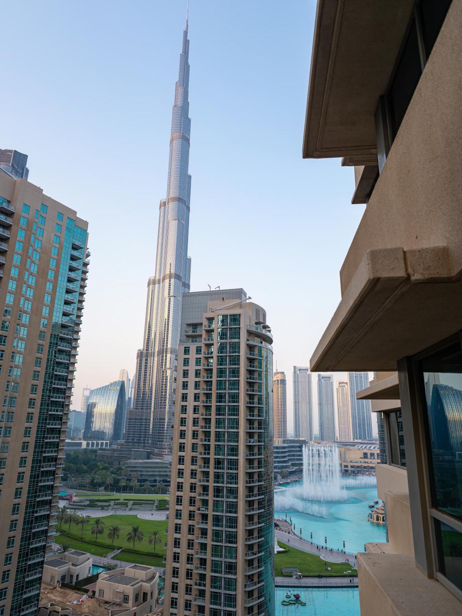 Appartement New Burj Khalifa & Fountain Views & Work Station *