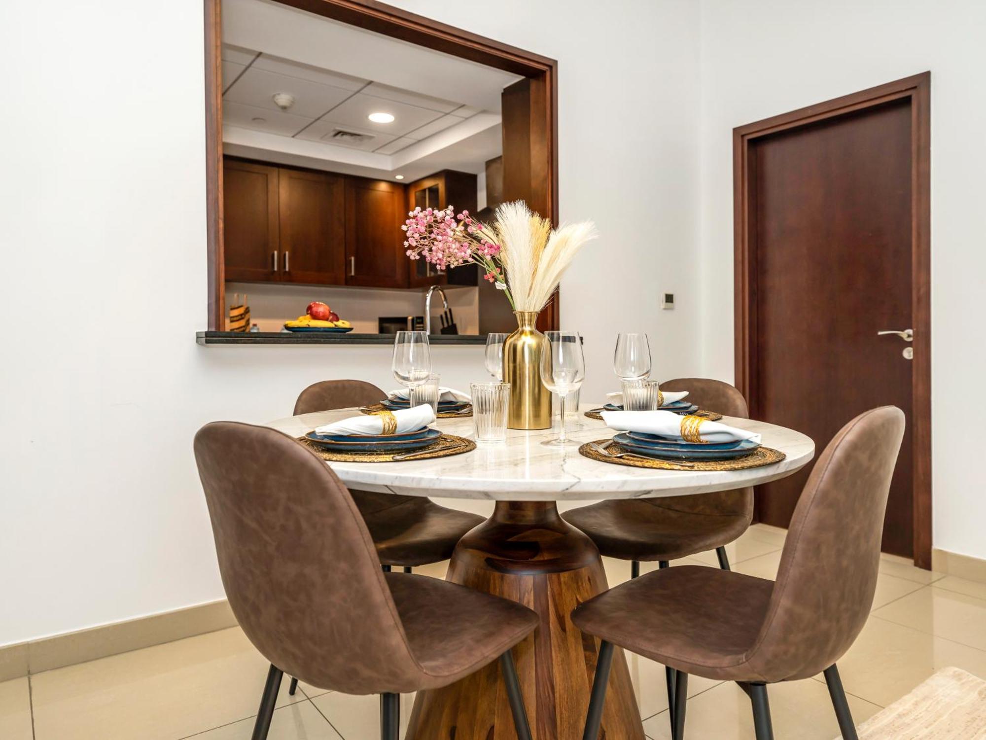 New Burj Khalifa & Fountain Views & Work Station Appartement Dubaï