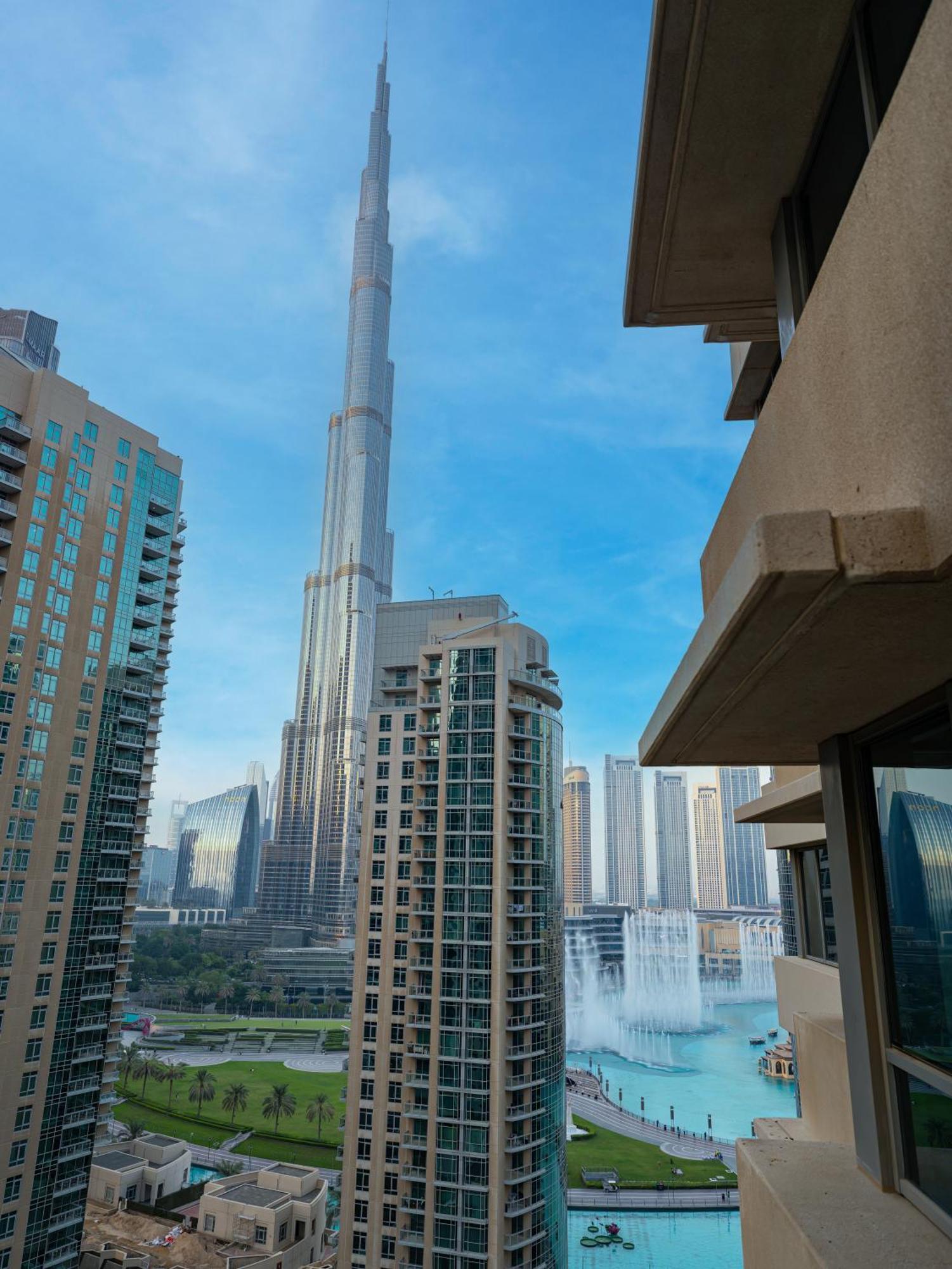 Appartement New Burj Khalifa & Fountain Views & Work Station *
