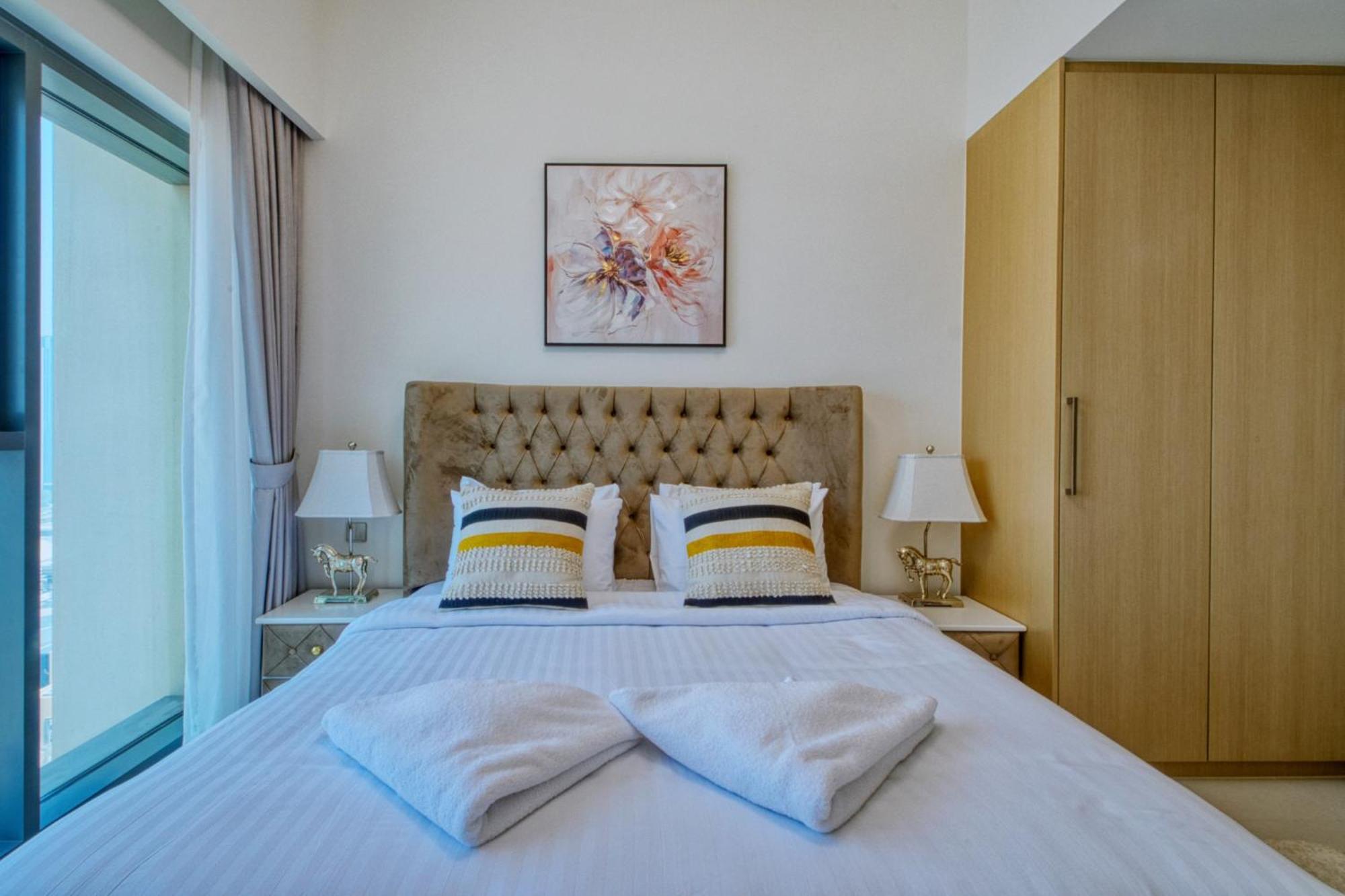Full Burj Khalifa & Fountain View, 3-min To Mall, High Floor, Burj Royale By Emaar Apartamento