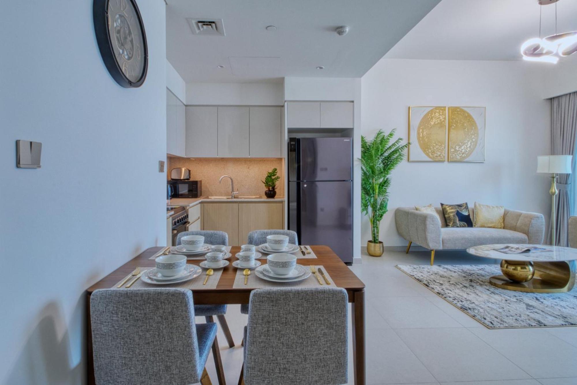 Apartamento Full Burj Khalifa & Fountain View, 3-min To Mall, High Floor, Burj Royale By Emaar Dubái