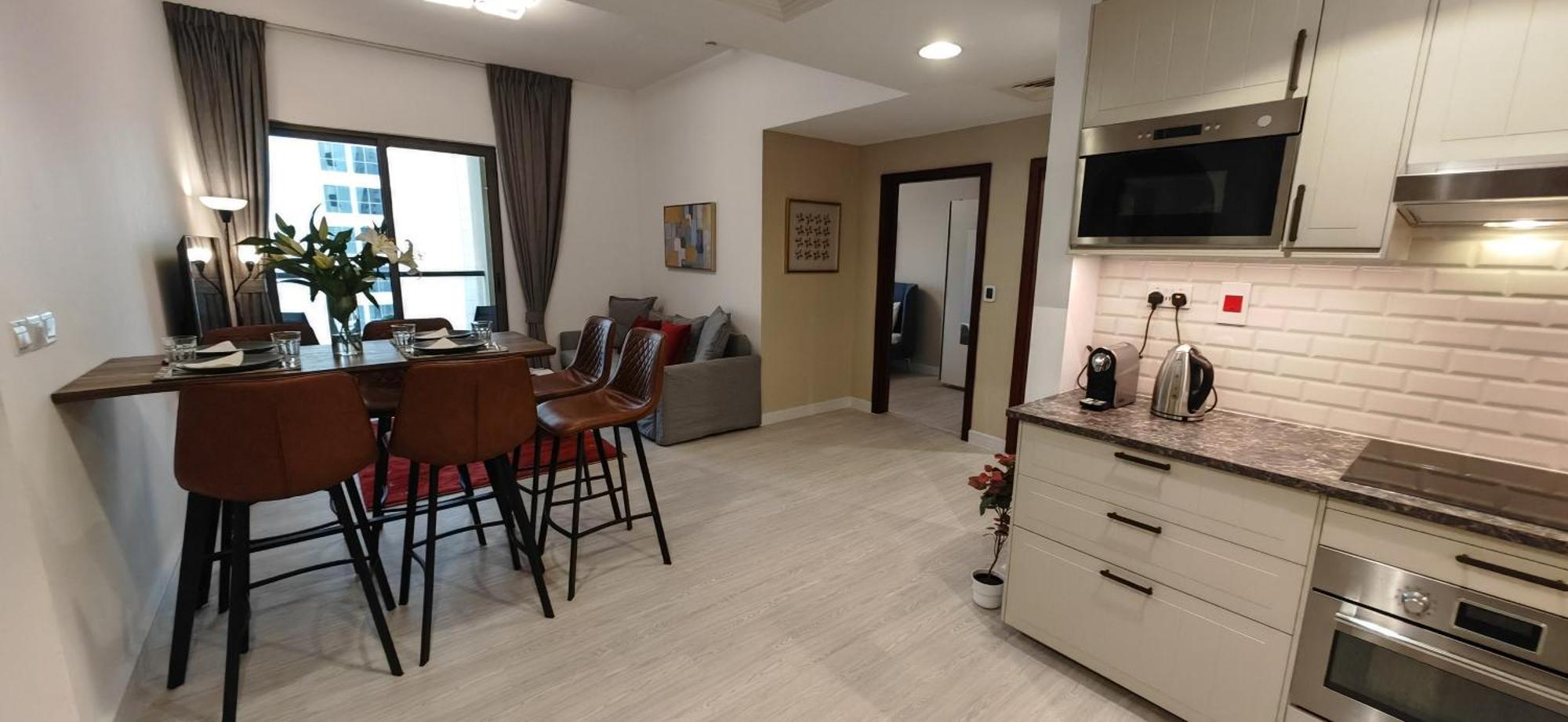 La Buena Vida Homes, Luxe, 3br With, Full Kitchen, Marina View, By Jbr Beach, Tram & Marina Apartamento *