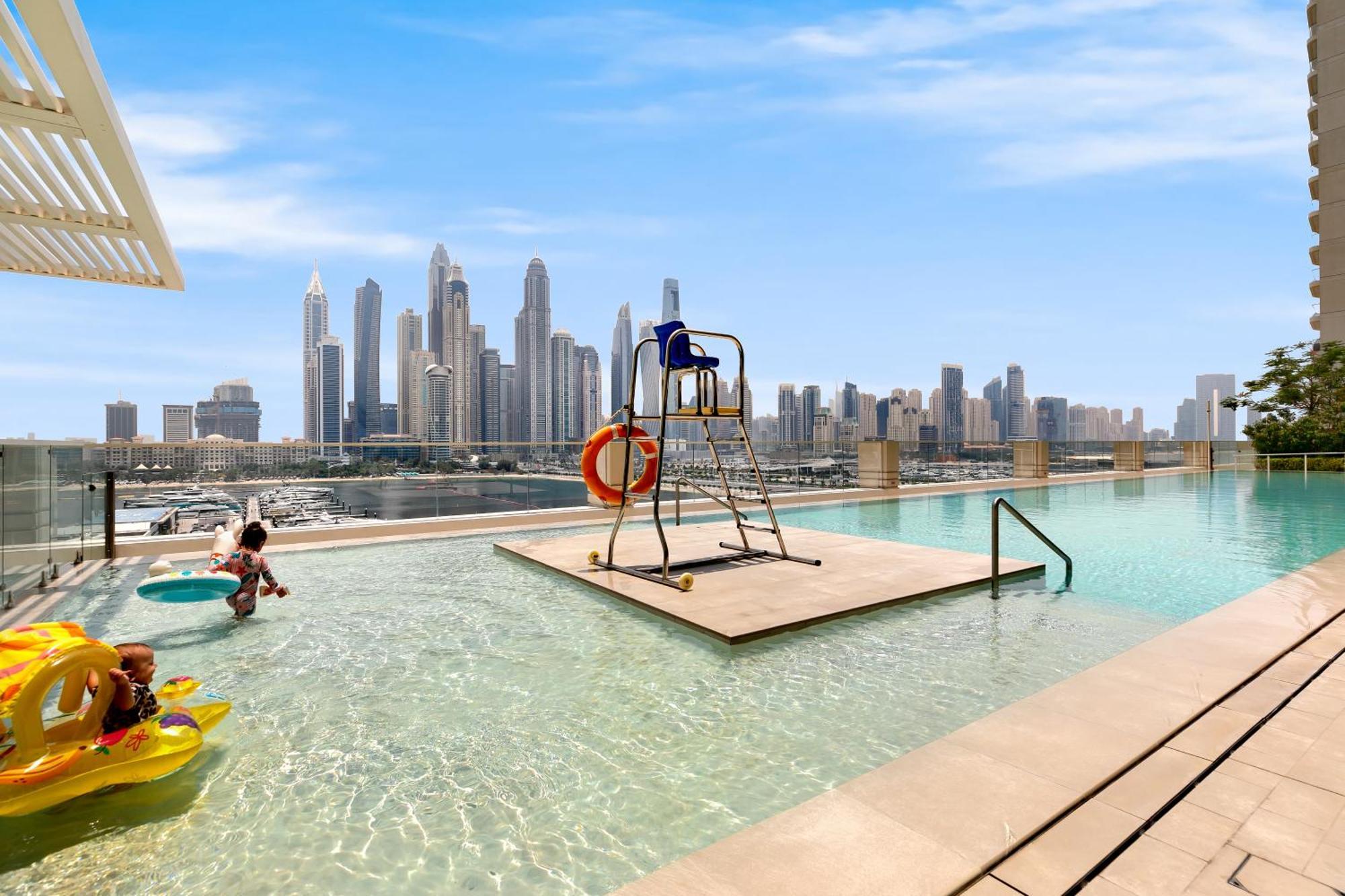 Keysplease Marina Vista 3 Bedroom Private Beach, Emaar Beachfront Apartment *