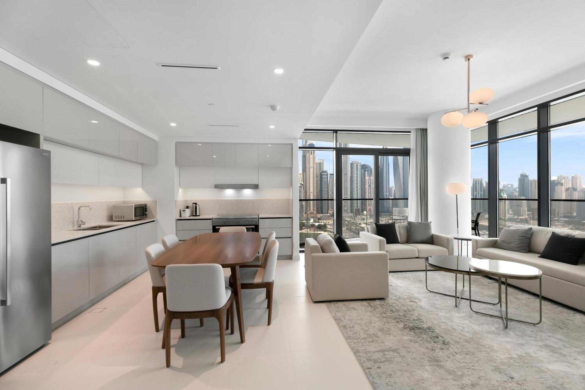 Keysplease Marina Vista 3 Bedroom Private Beach, Emaar Beachfront
