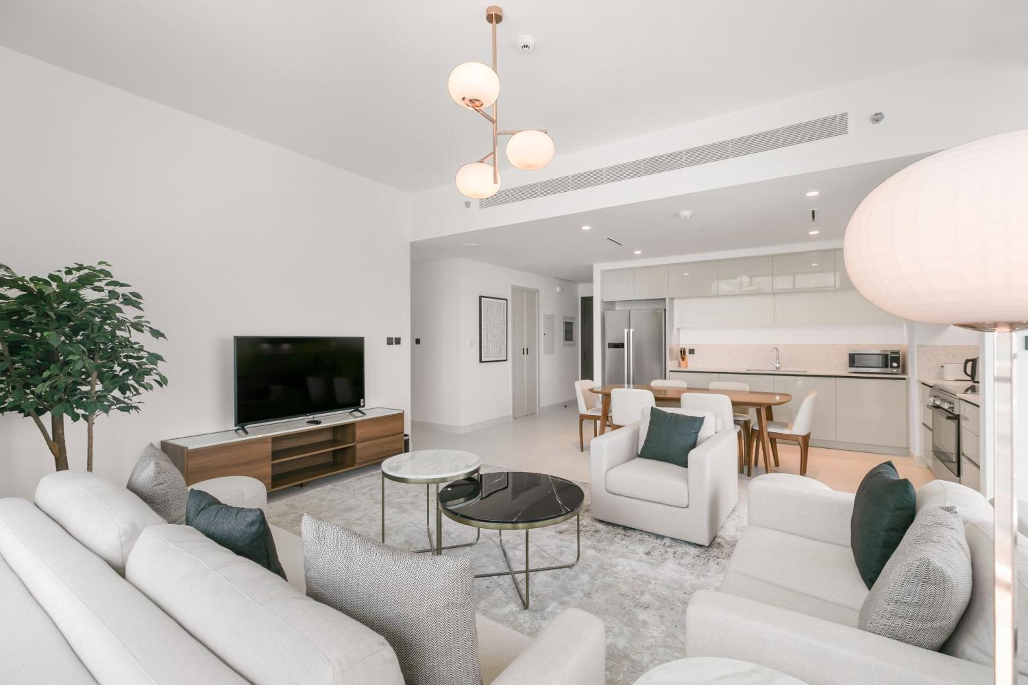 Apartment Keysplease Marina Vista 3 Bedroom Private Beach, Emaar Beachfront Dubai