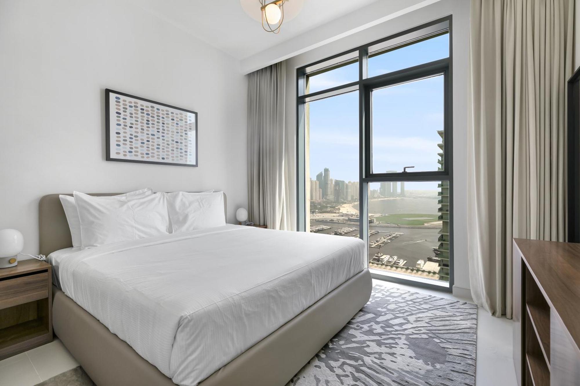 Keysplease Marina Vista 3 Bedroom Private Beach, Emaar Beachfront