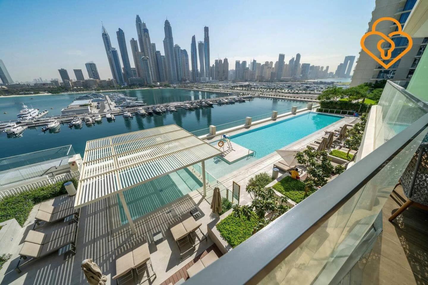 Keysplease Marina Vista 3 Bedroom Private Beach, Emaar Beachfront Apartment *