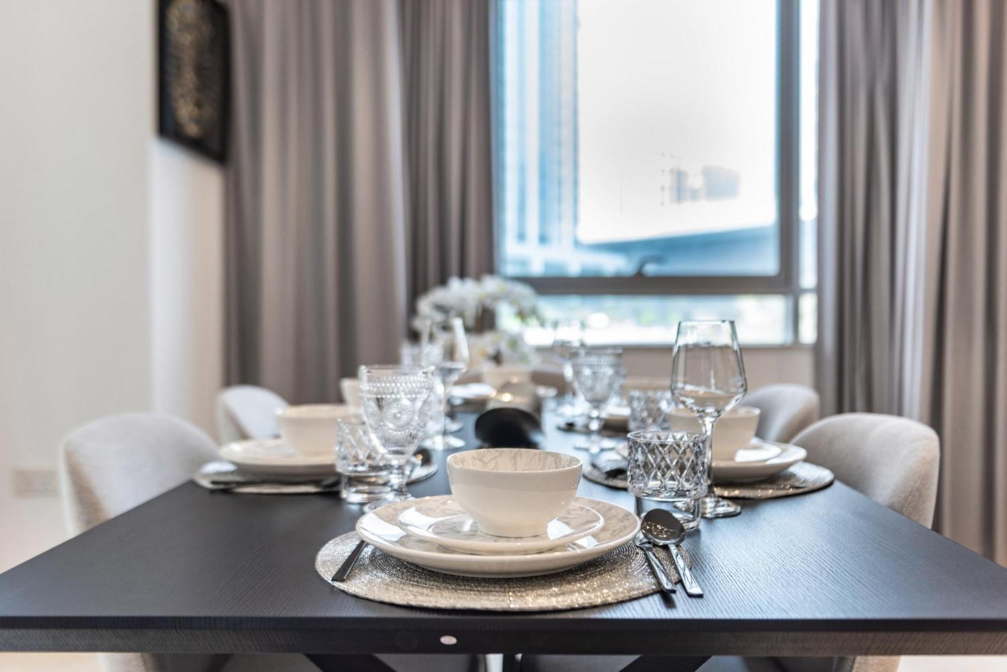 Appartement Elegant 1-bedroom With Burj Khalifa View *