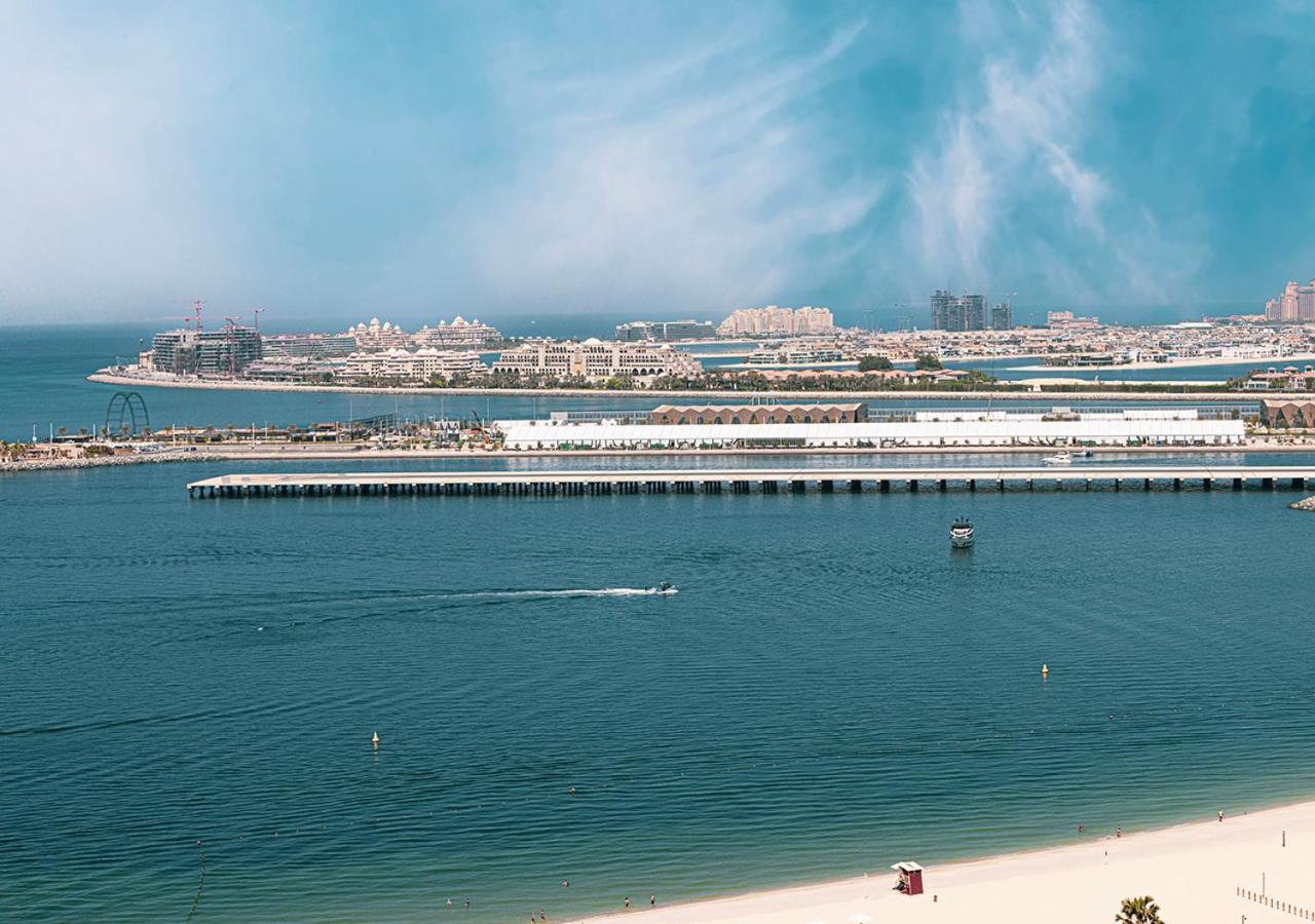 Lägenhet Luxury Sea View Beachfront 3 Bedroom Apt, Jbr Dubai