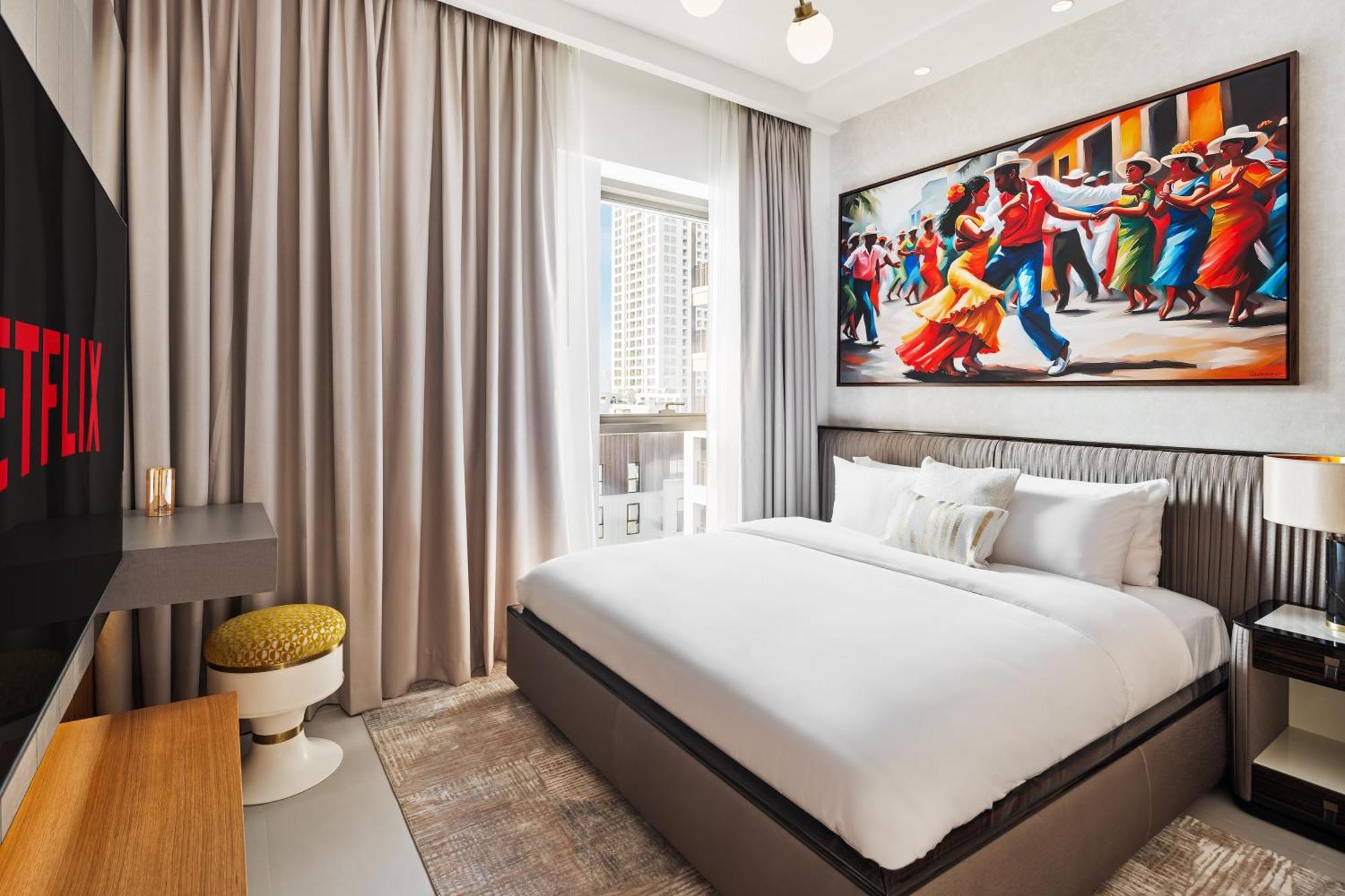 Apartamento Stylish Poolside In Creek Harbour - By Dustay Dubái