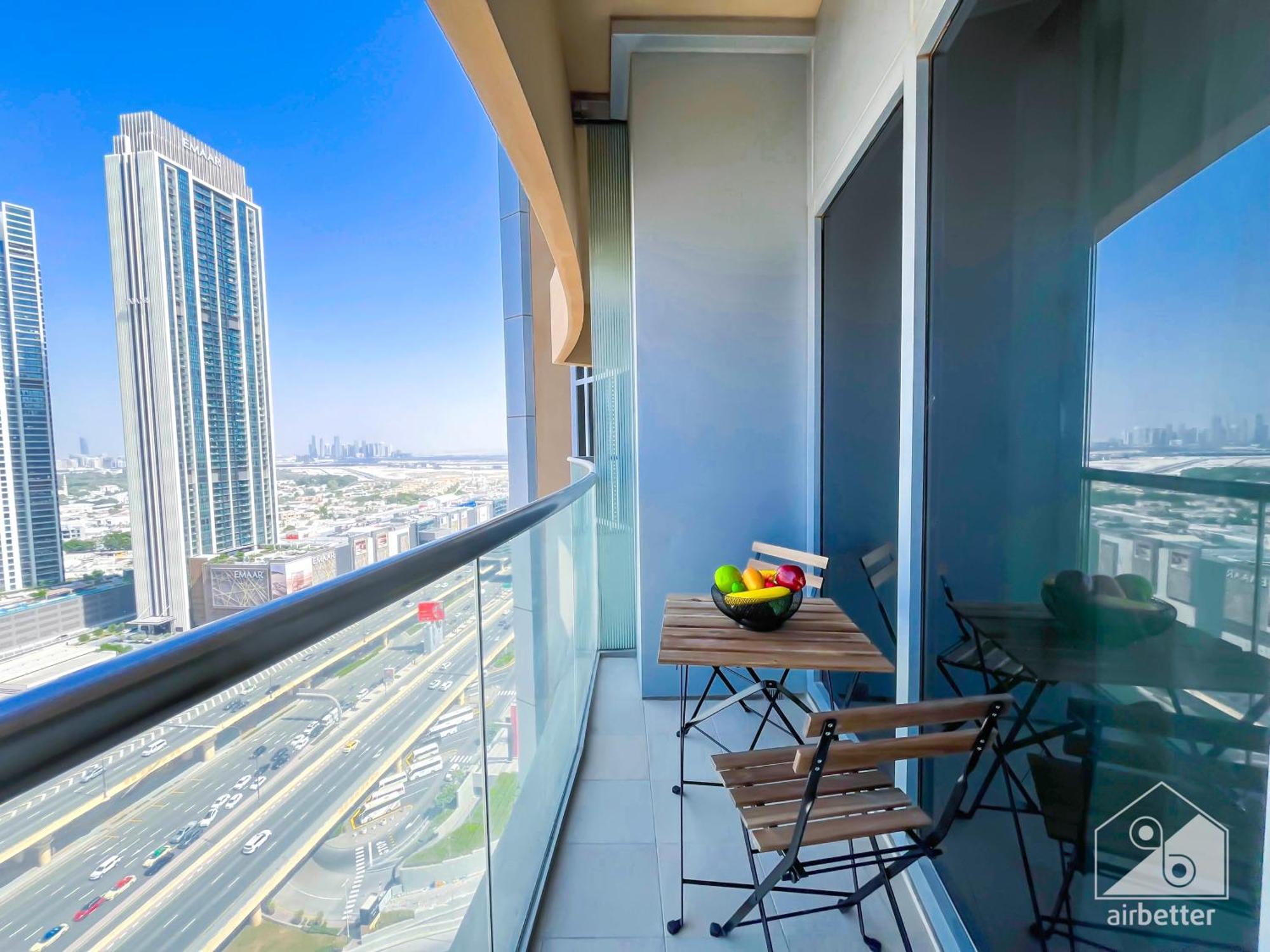 Mall Downtown Luxury With Balcony & View Apartamento