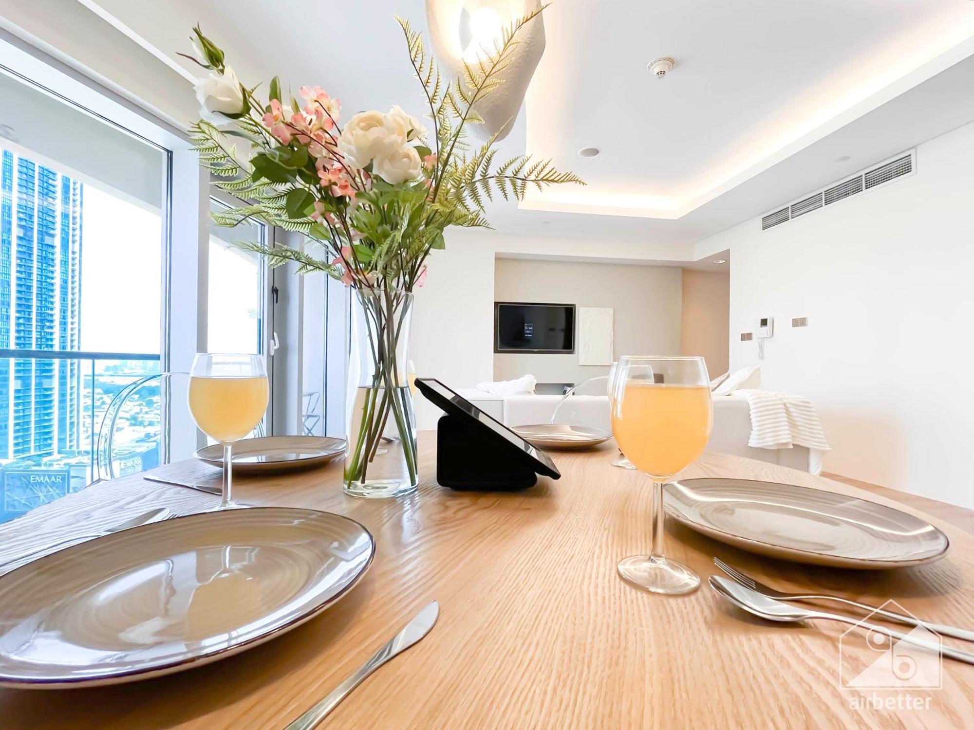 Mall Downtown Luxury With Balcony & View Apartamento