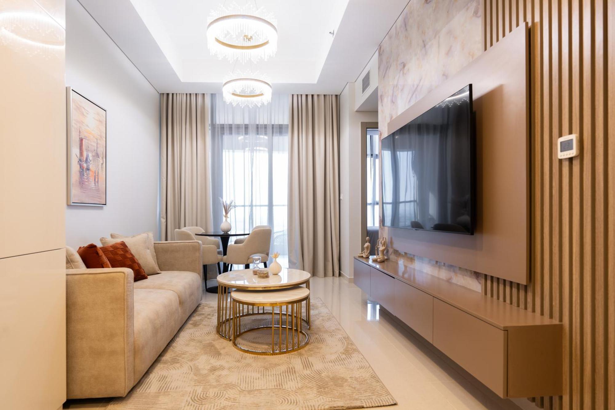 Apartment Keyrock Living - Family 2br Cozy In Business Bay - Aykon Tower *