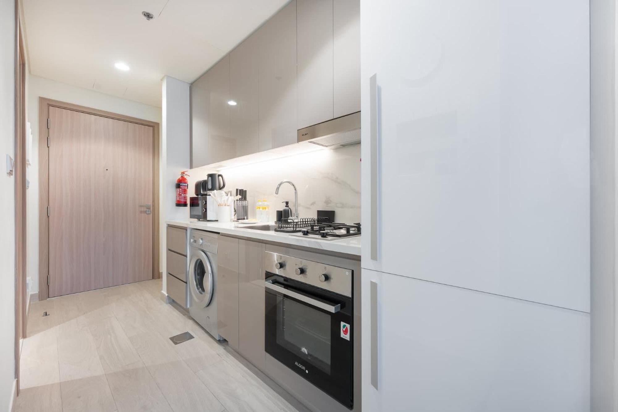 Apartment Vibrant At Azizi Riviera In Maydan One, Near Burj Khalifa *