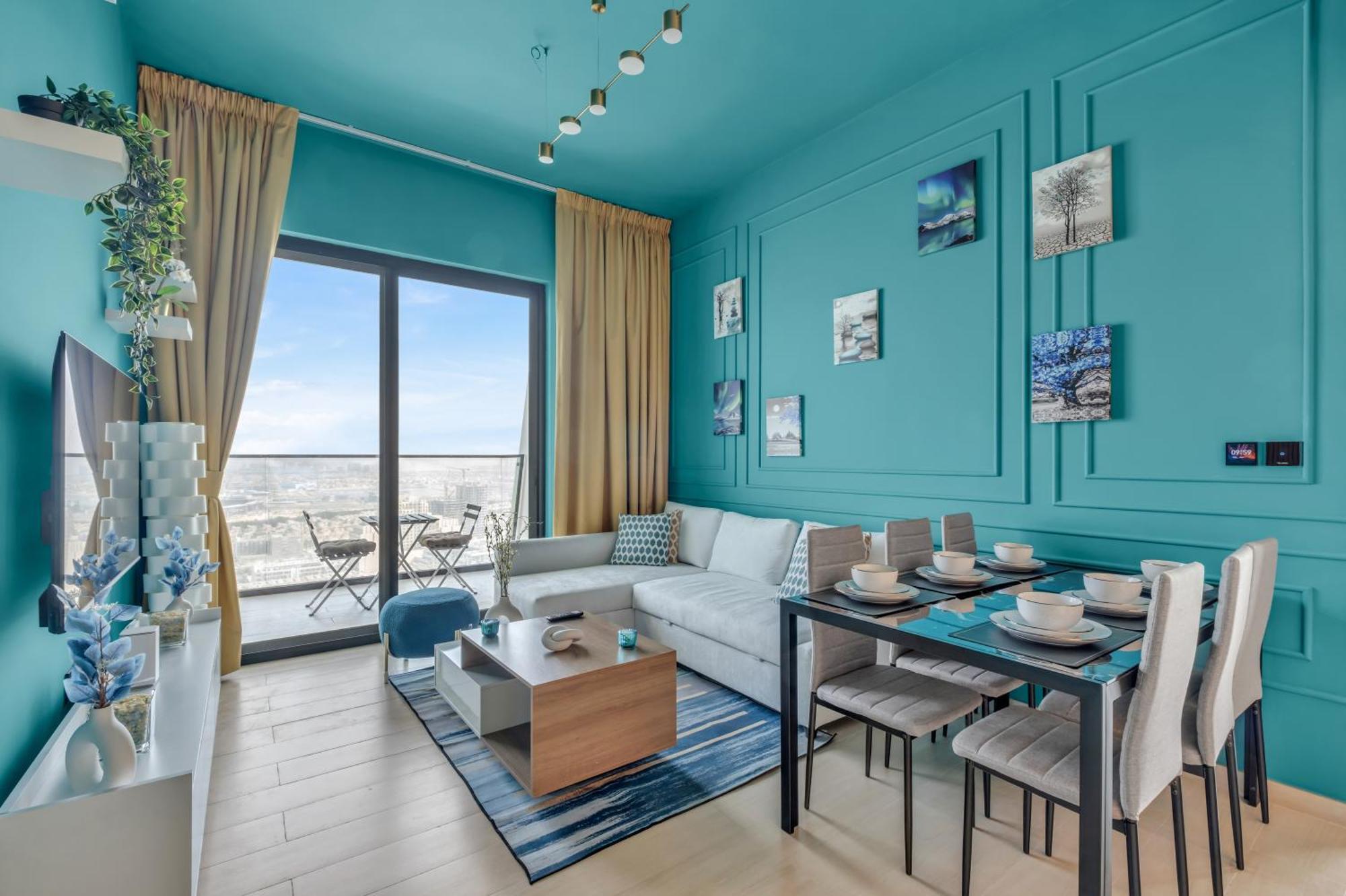 Apartamento Chic 2br For 6 With King Bed, Pool, Stunning Views