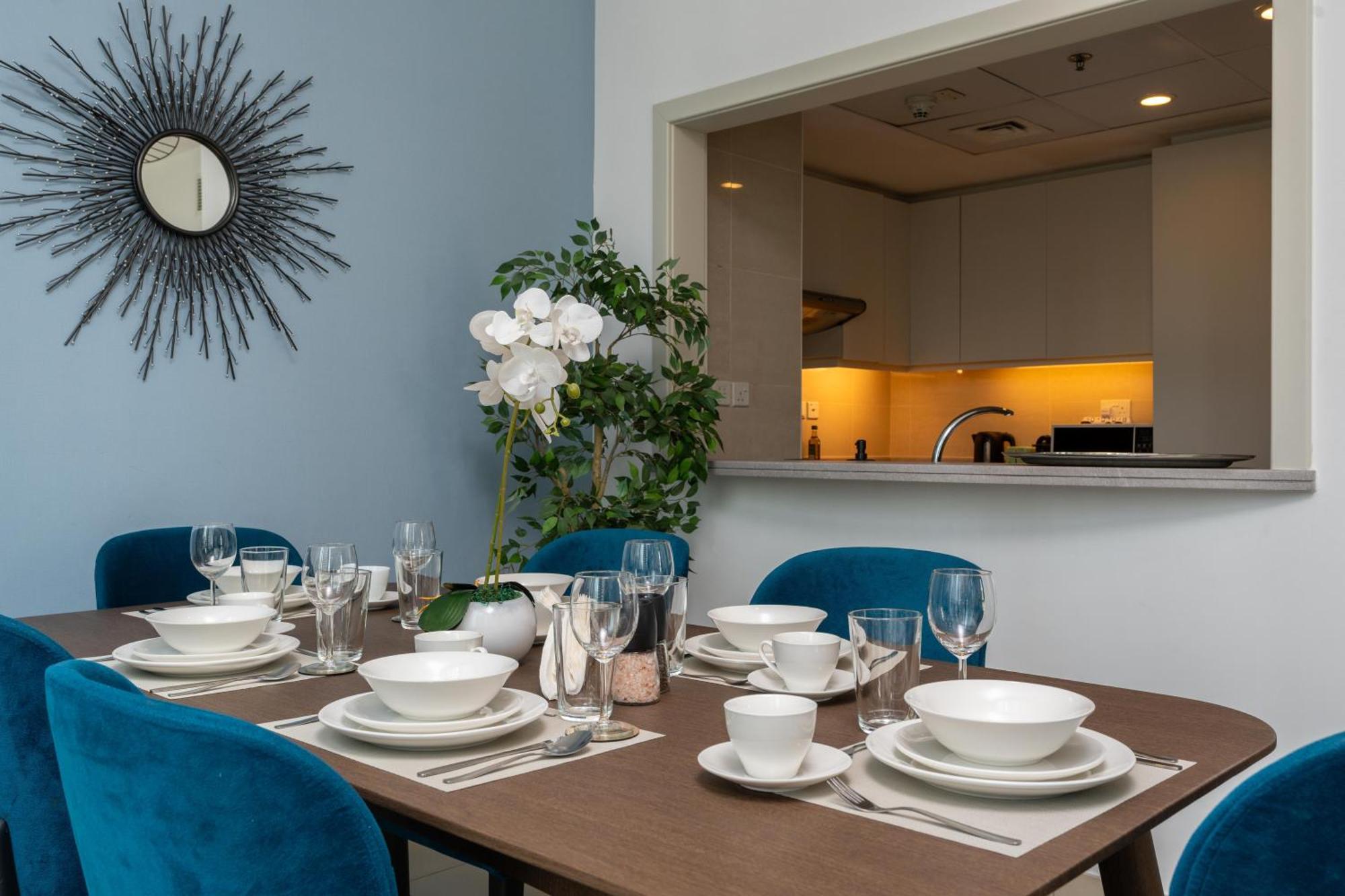 Burj Khalifa Views - 5 Min Walk From Mall - Upgraded - Designer Choice - 8 People - Opera Apartamento