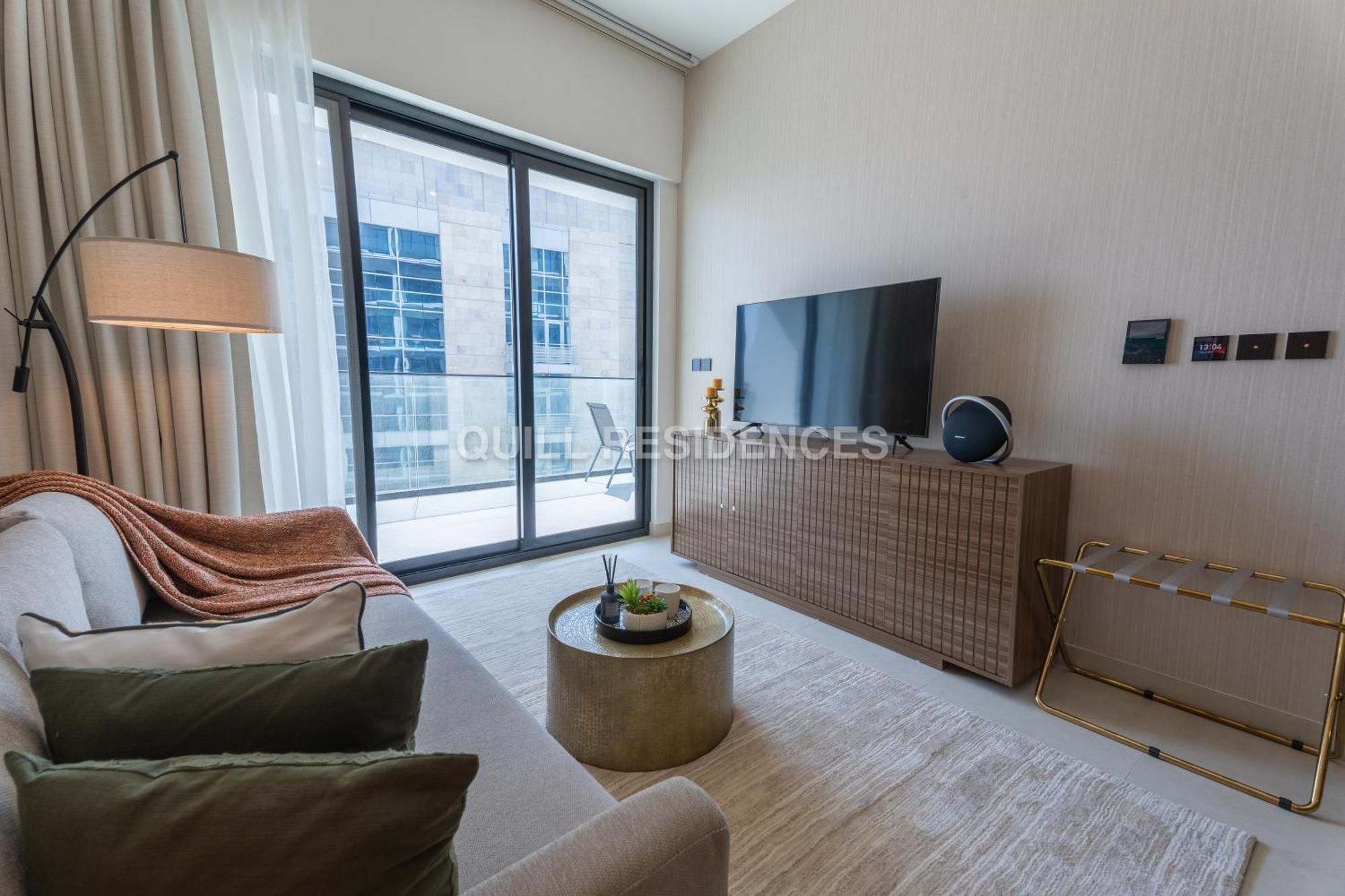 Quill At Binghatti Canal 1 Bedroom Canal View Dubai