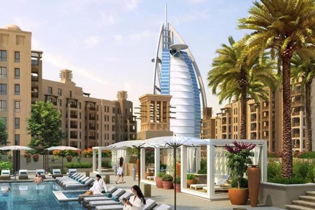 White Sage Tranquil Haven 1br With Burj Views Dubaï
