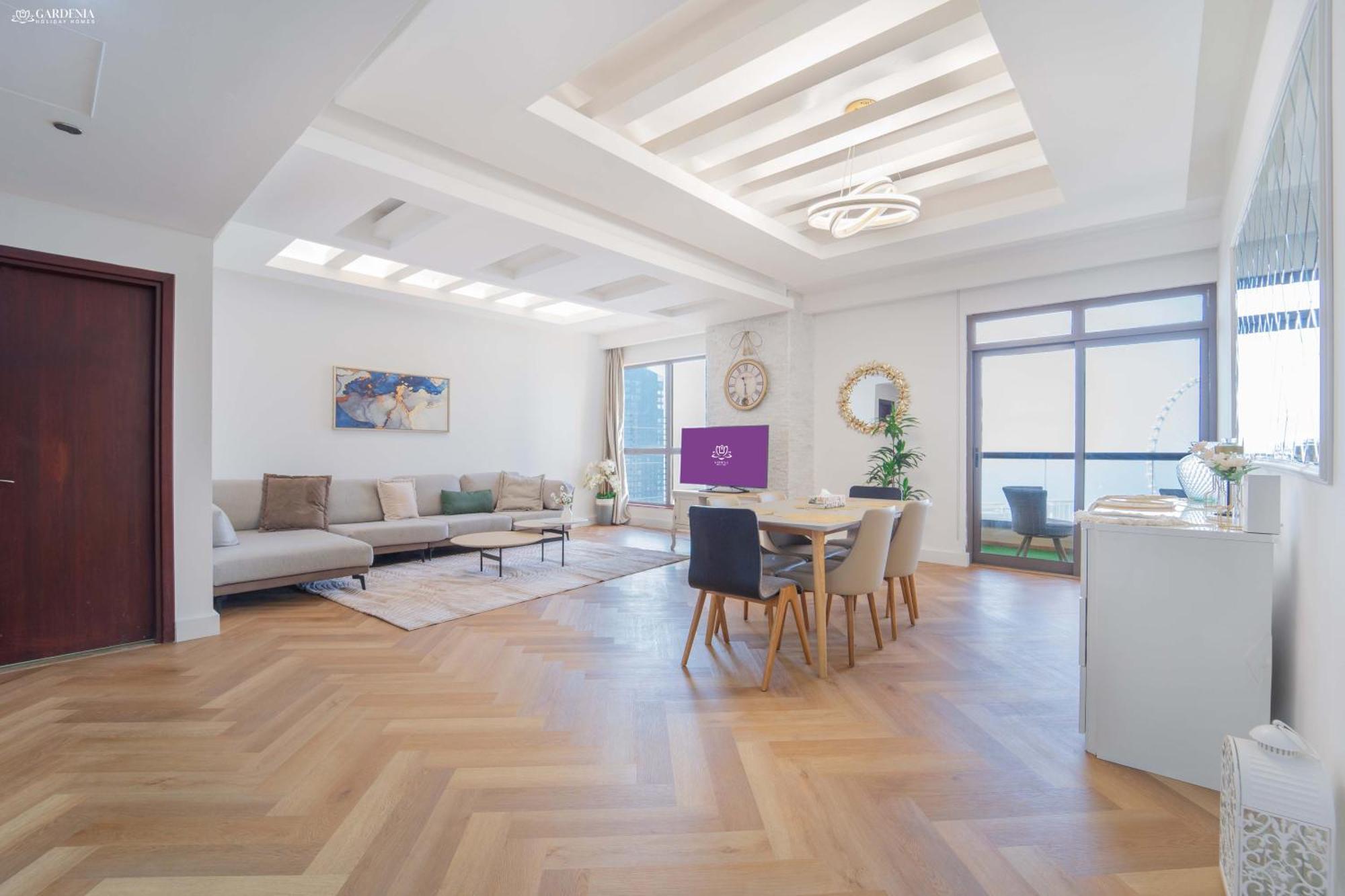 Jbr Amwaj 4 , Upgraded Sea And Ain Views, 2m Walk To By Gardenia Suitse Apartamento *