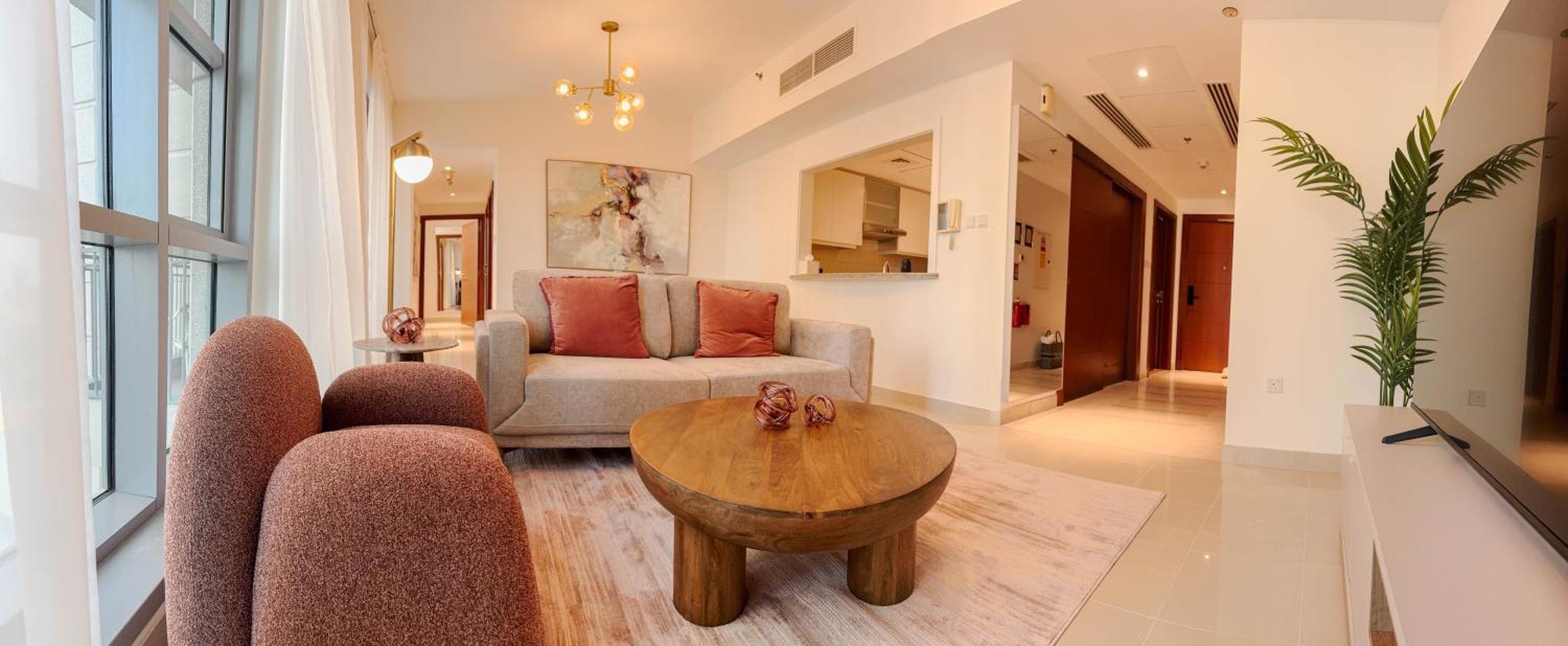 Downtown 2 Bedroom Burj Khalifa & Fountains Views 8 Min From Mall * Dubaï