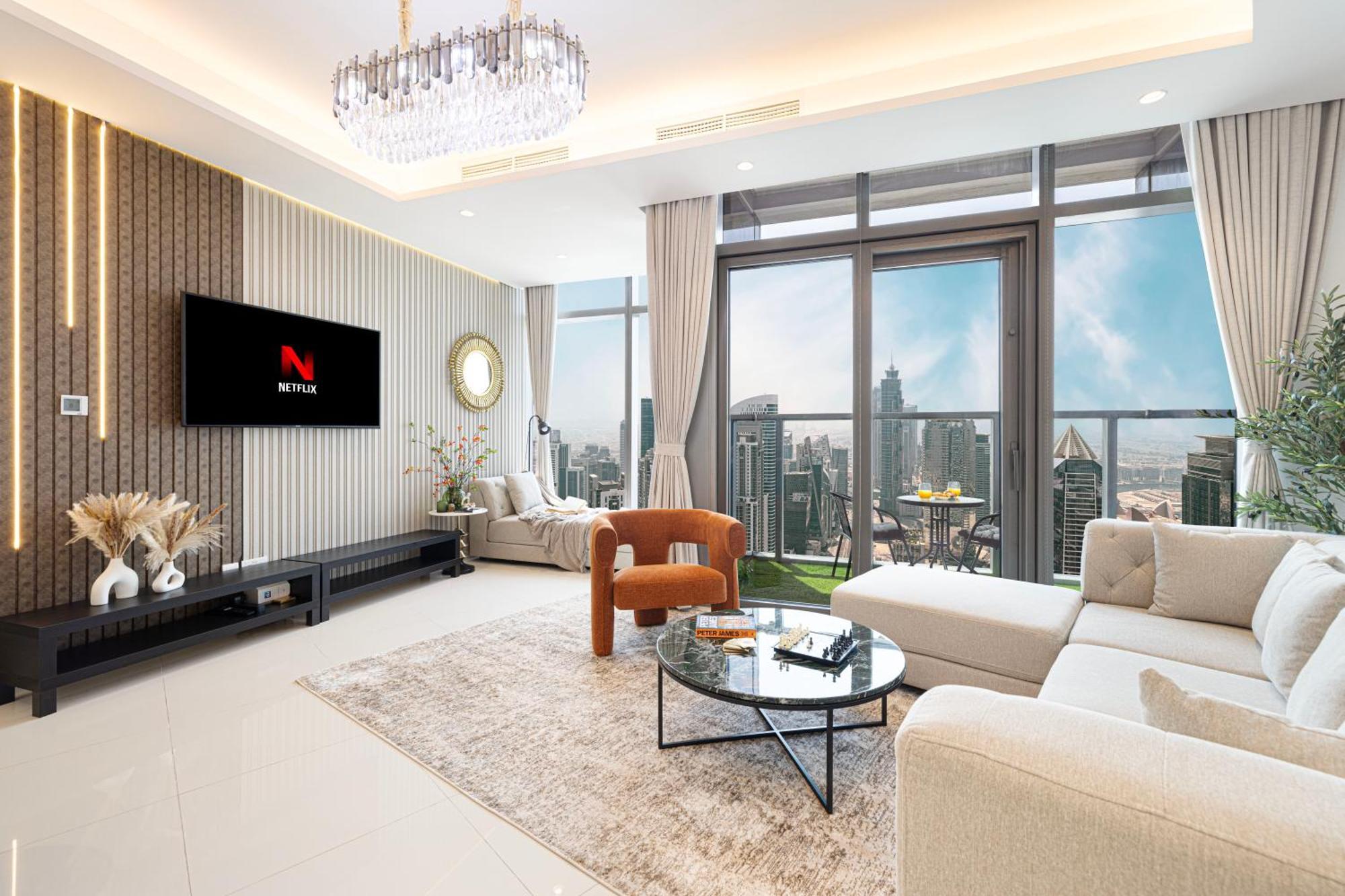 Appartement 64th Floor Highest Downtown Infinity Pool Burj Khalifa View *