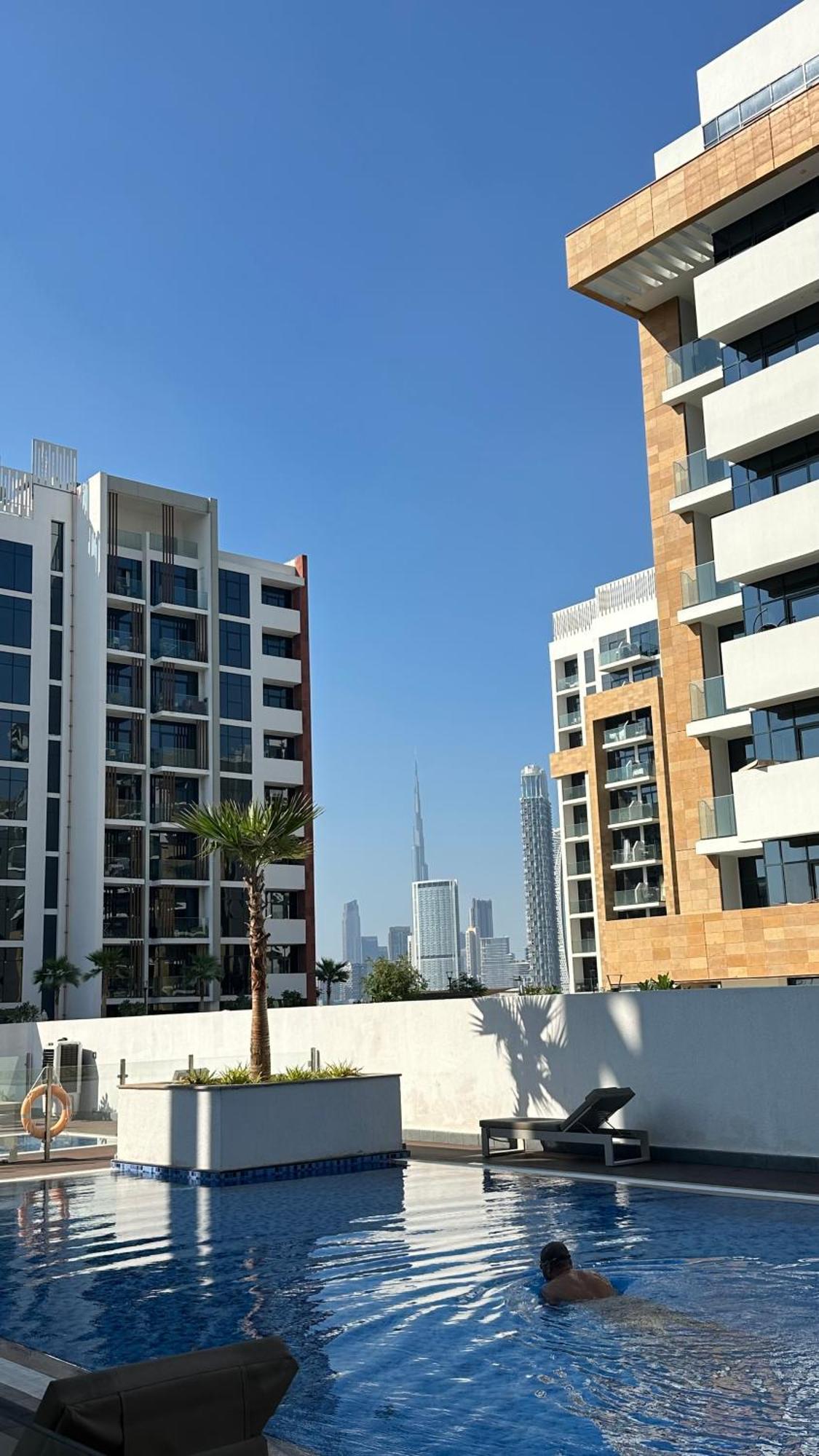 Luxury With Big Balcony Azizi Riviera Meydan Apartment *