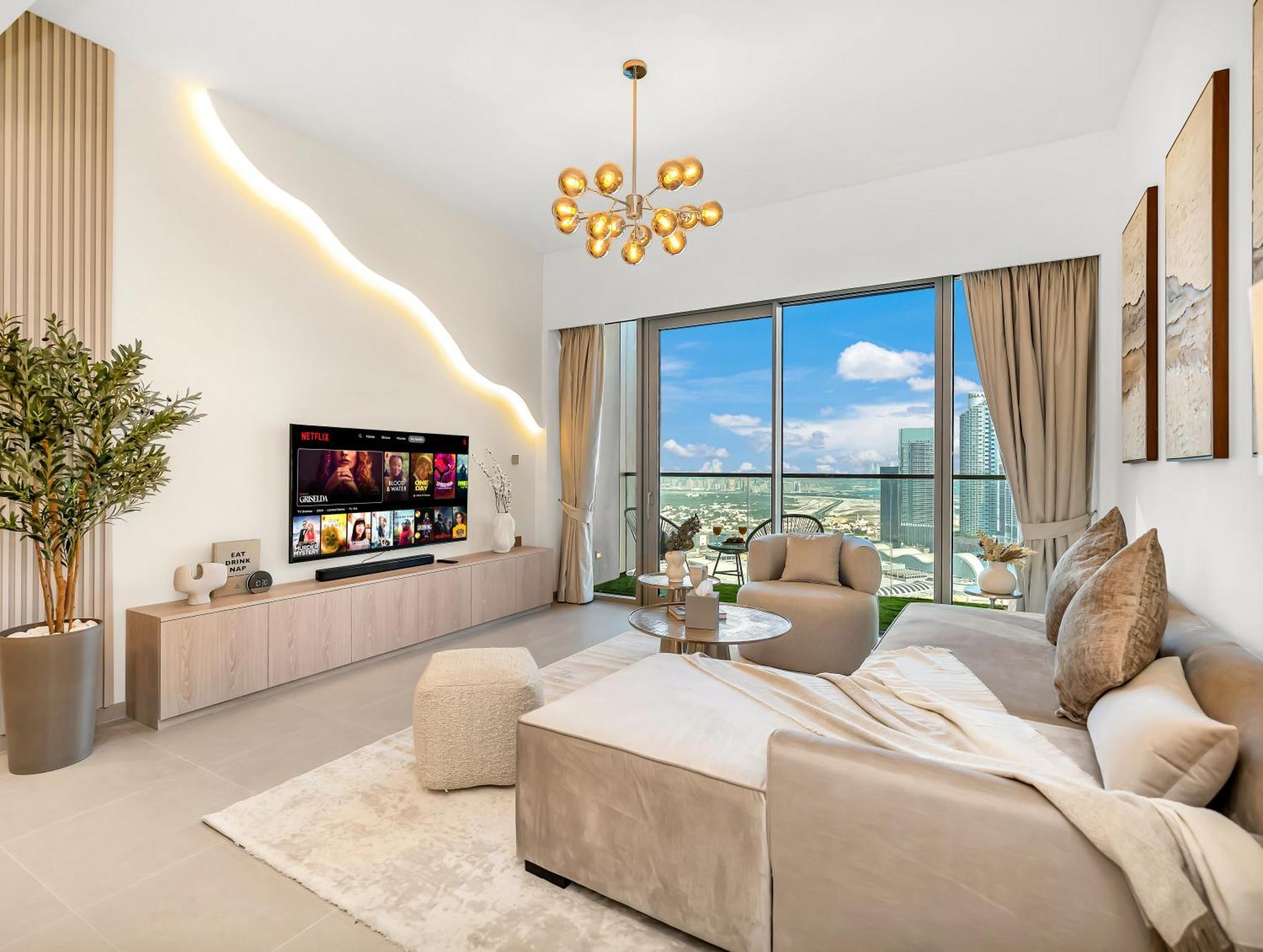 Smartstay At Grande Signature - Burj Khalifa View - 5 Min Mall - Downtown - Brand New Luxury Appartement *