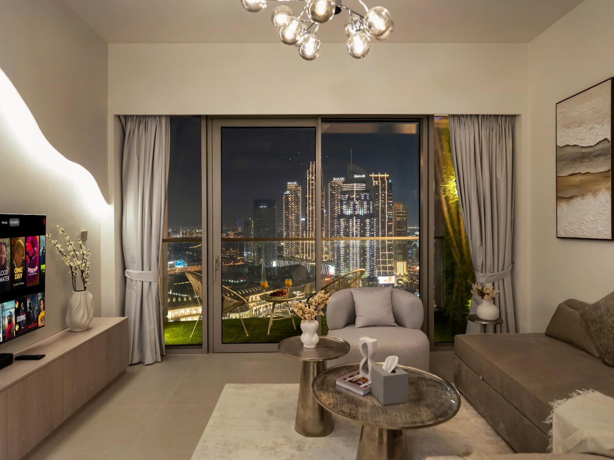 Appartement Smartstay At Grande Signature - Burj Khalifa View - 5 Min Mall - Downtown - Brand New Luxury *