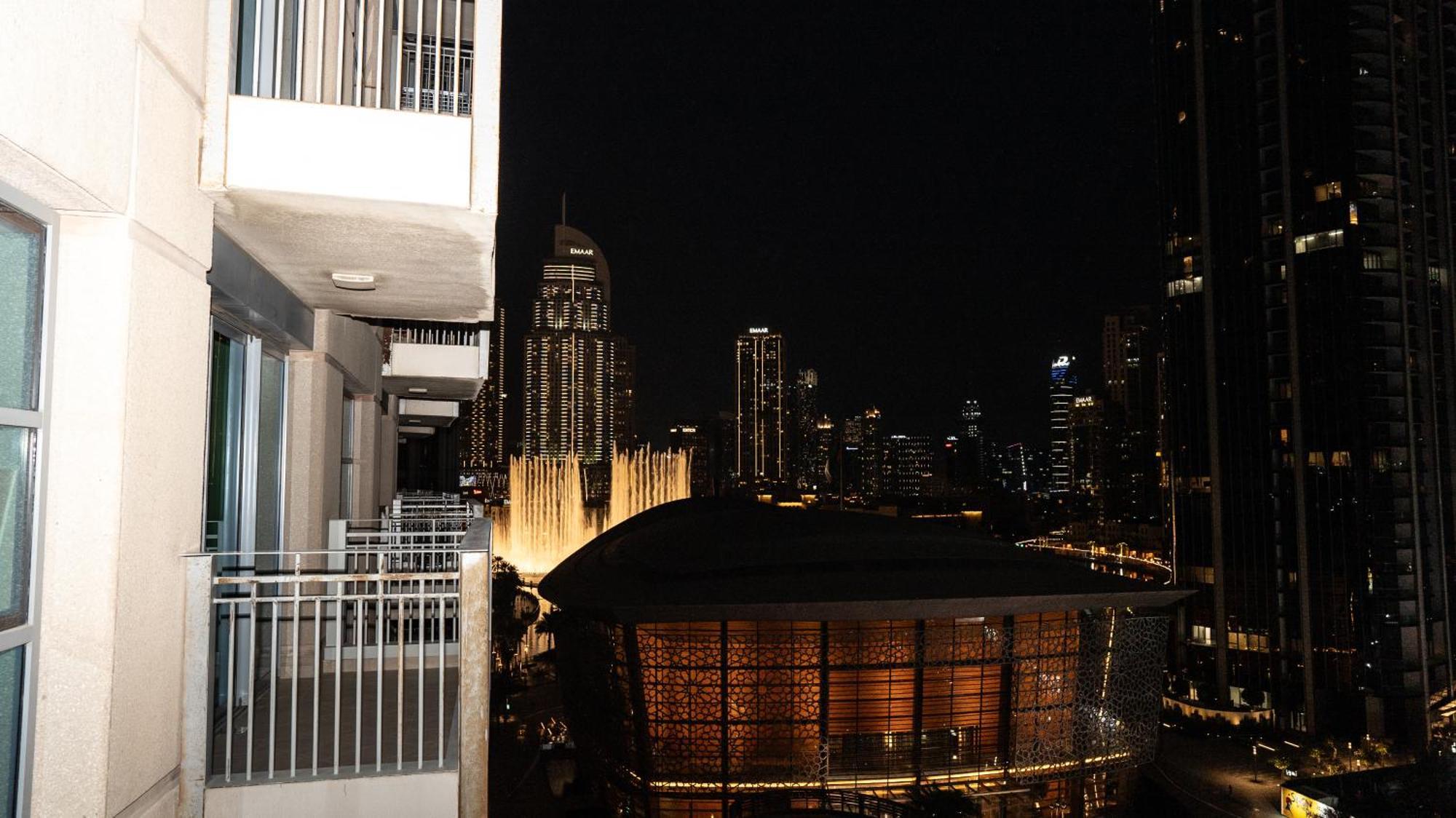 Lägenhet Boho Chic Haven Burj Khalifa View
