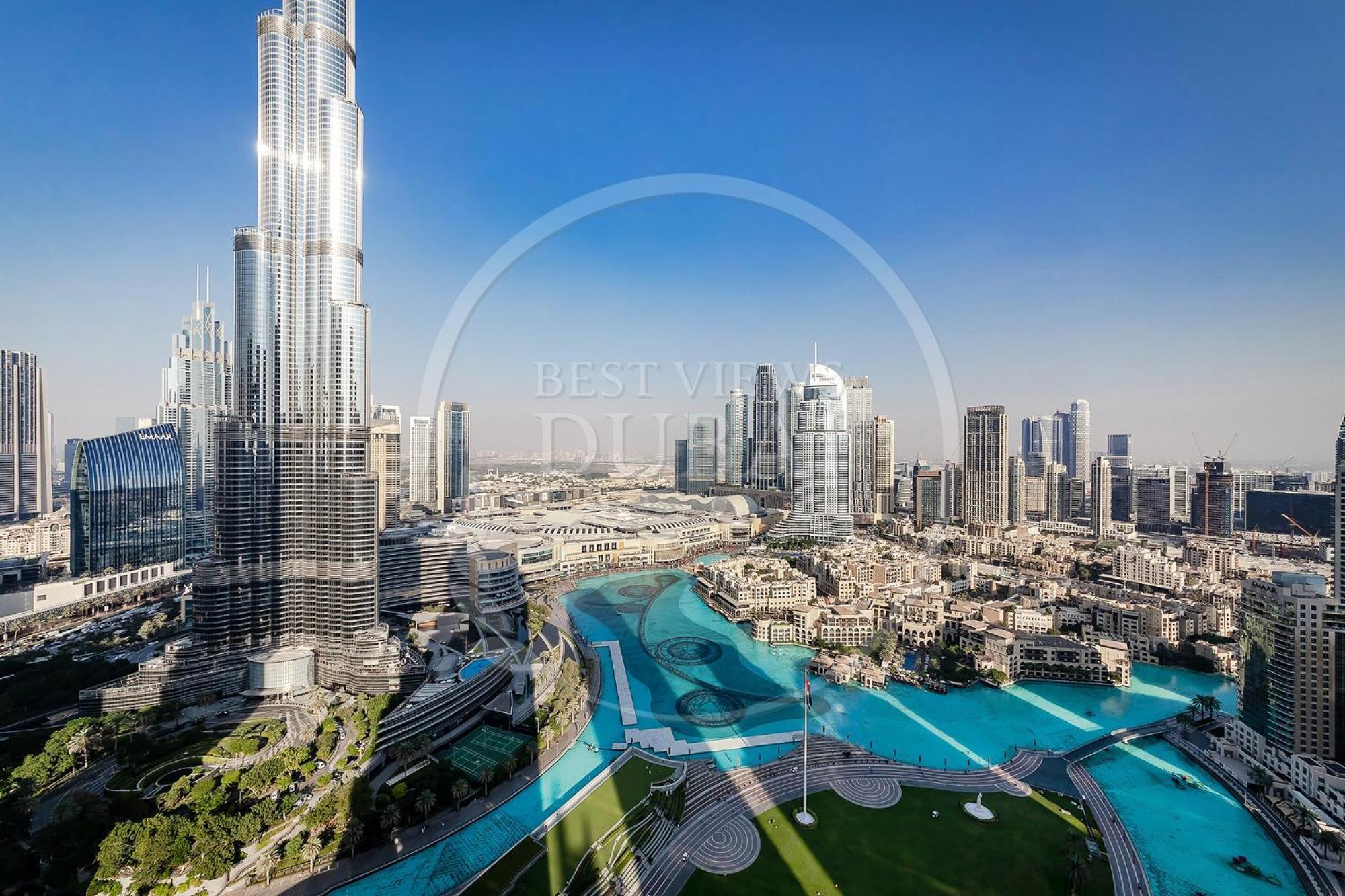 Prime Burj Khalifa&fountain Views 2 Bdr Lägenhet *