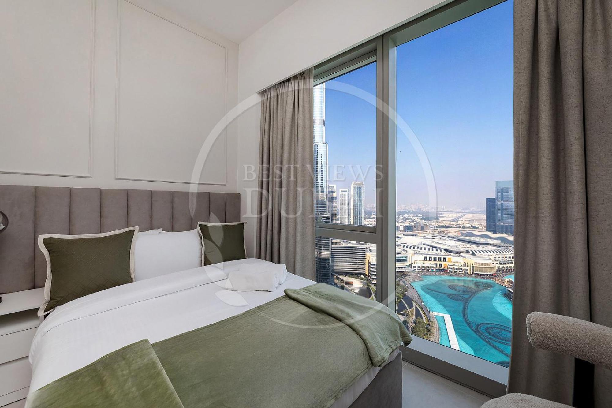 Prime Burj Khalifa&fountain Views 2 Bdr Lägenhet Dubai