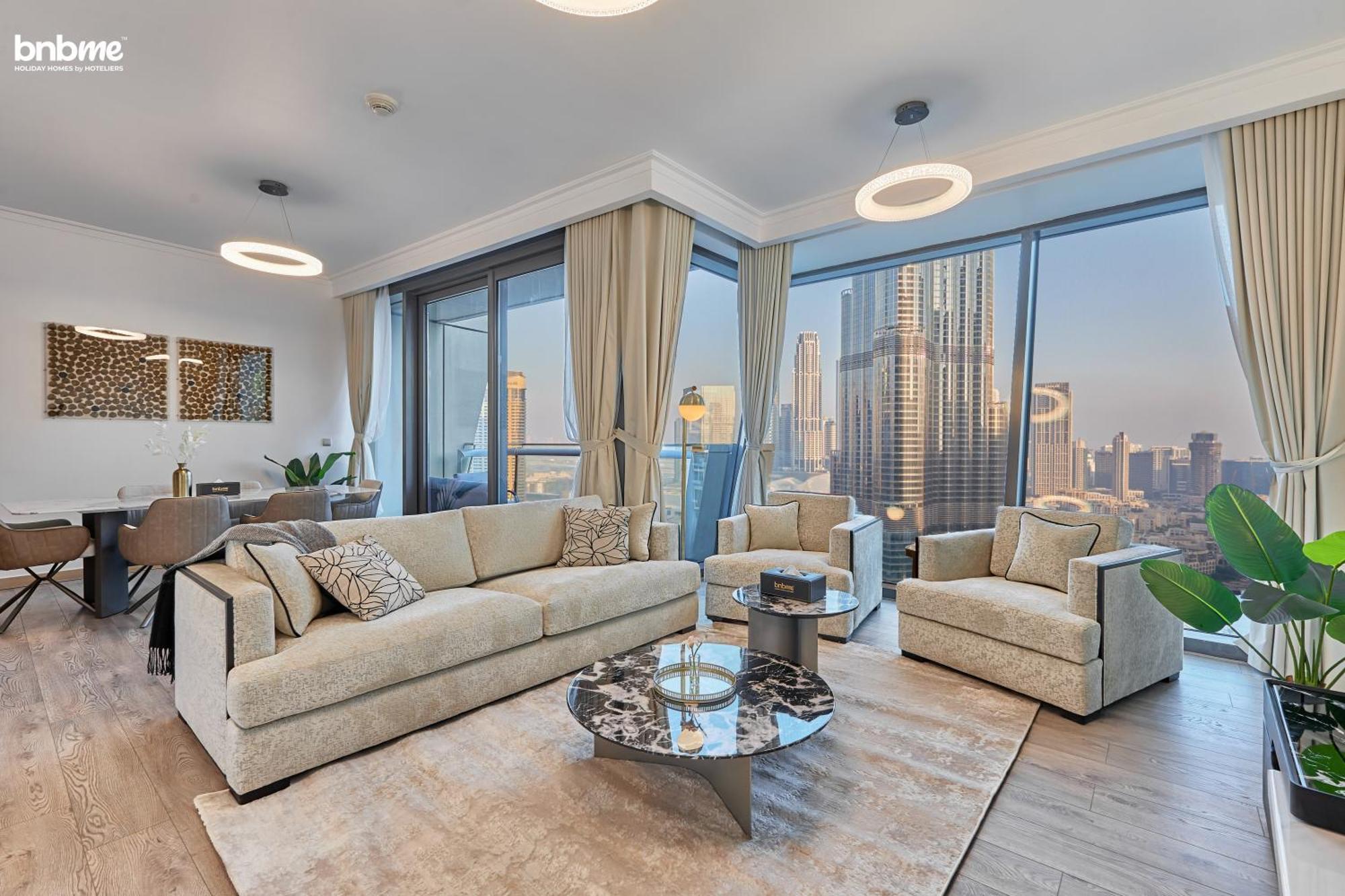 Bnbmehomes - Burj Vista Tower With Amazing View Near Burj Khalifa And Mall Dubaï