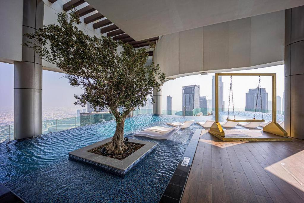 Magical With Rooftop Pool & Burj Khalifa View! Dubái
