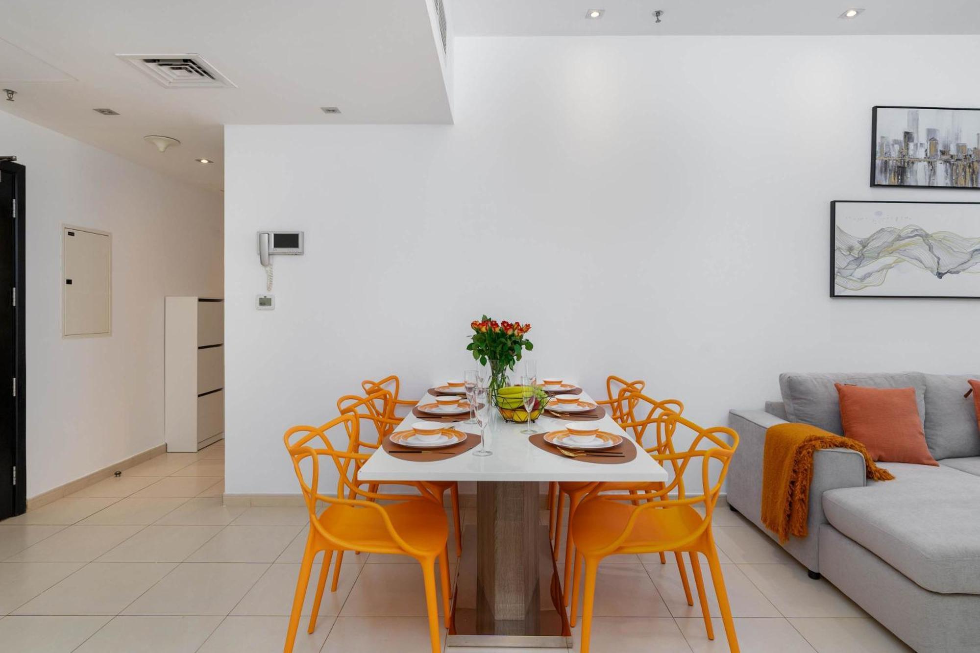Apartamento Sky View Marina - 2br - Private Beach - Cityapartmentstay Dubái