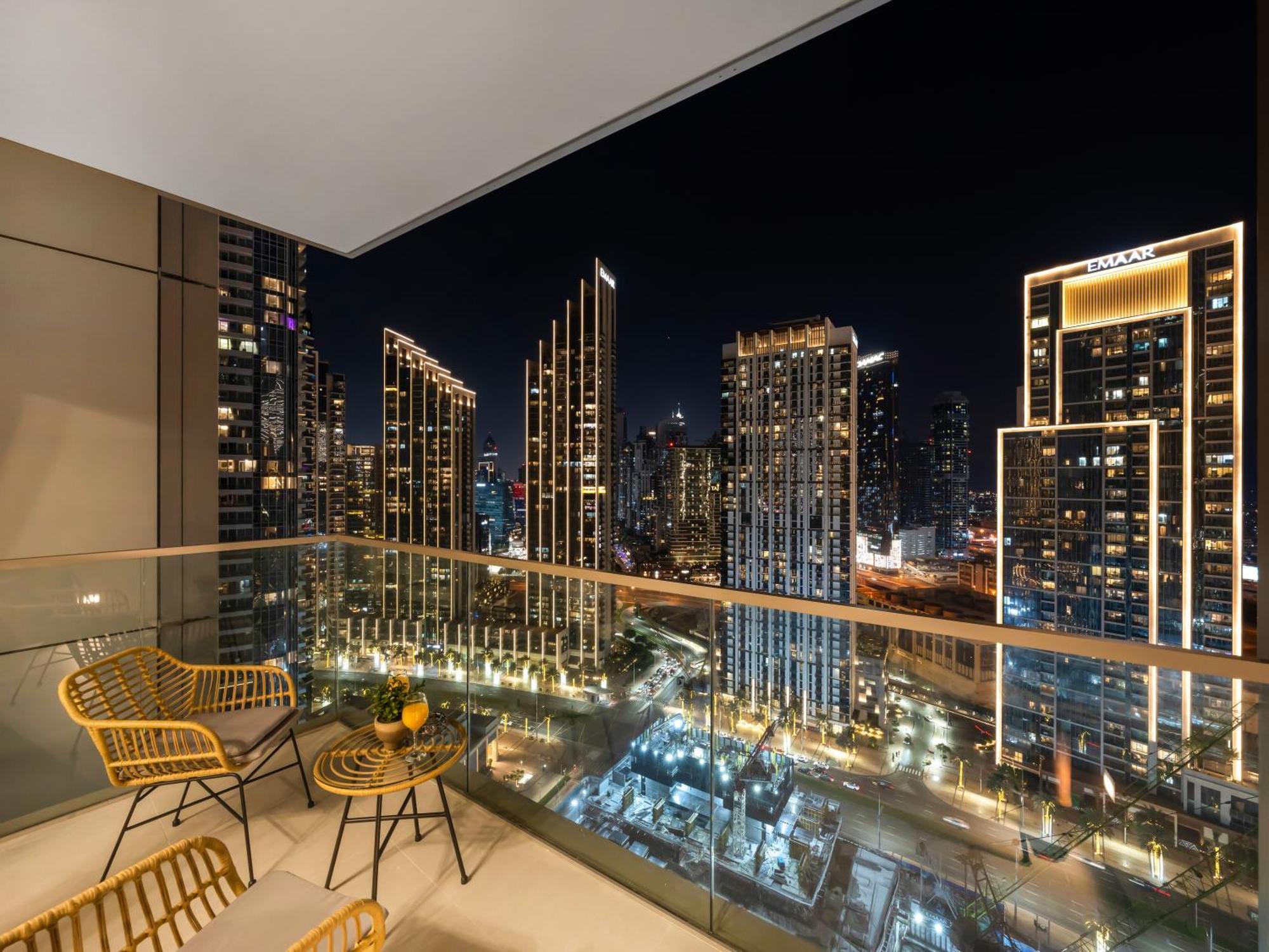 Luxury 1br 5min To Mall Burj Khalifa View From Pool Aparthotel 5*