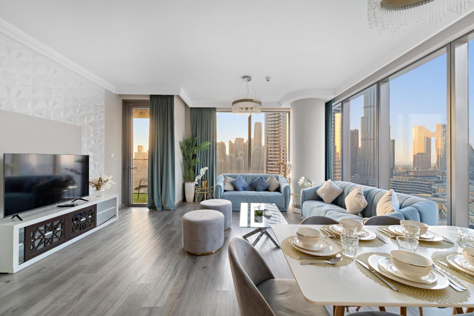 Apartment First Class 2br With Full Burj Khalifa And Fountain View *
