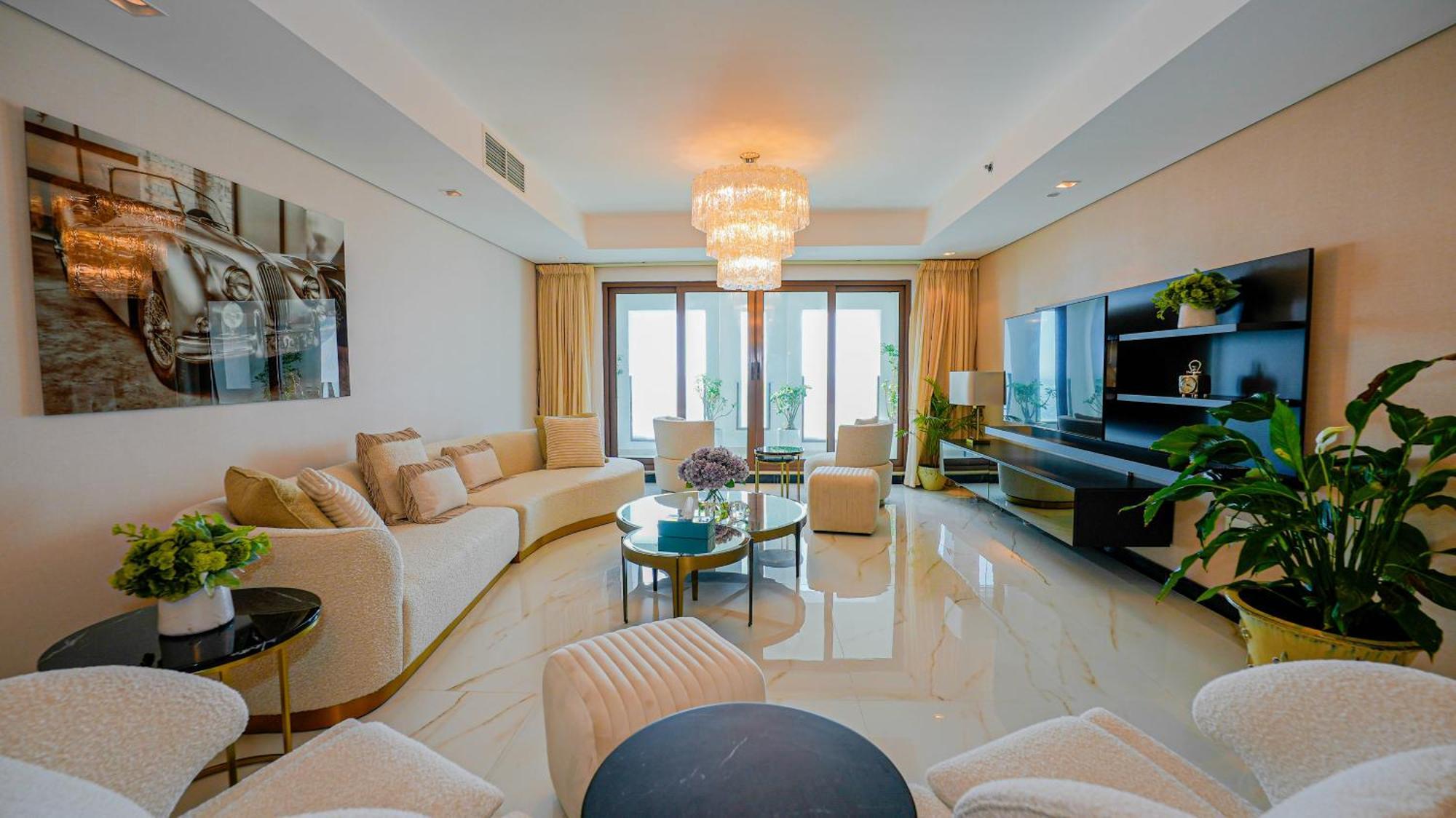 Apartamento Stunning Infinite Sea View Three Bedroom Plus Maid's In Palm Jumeirah Dubái