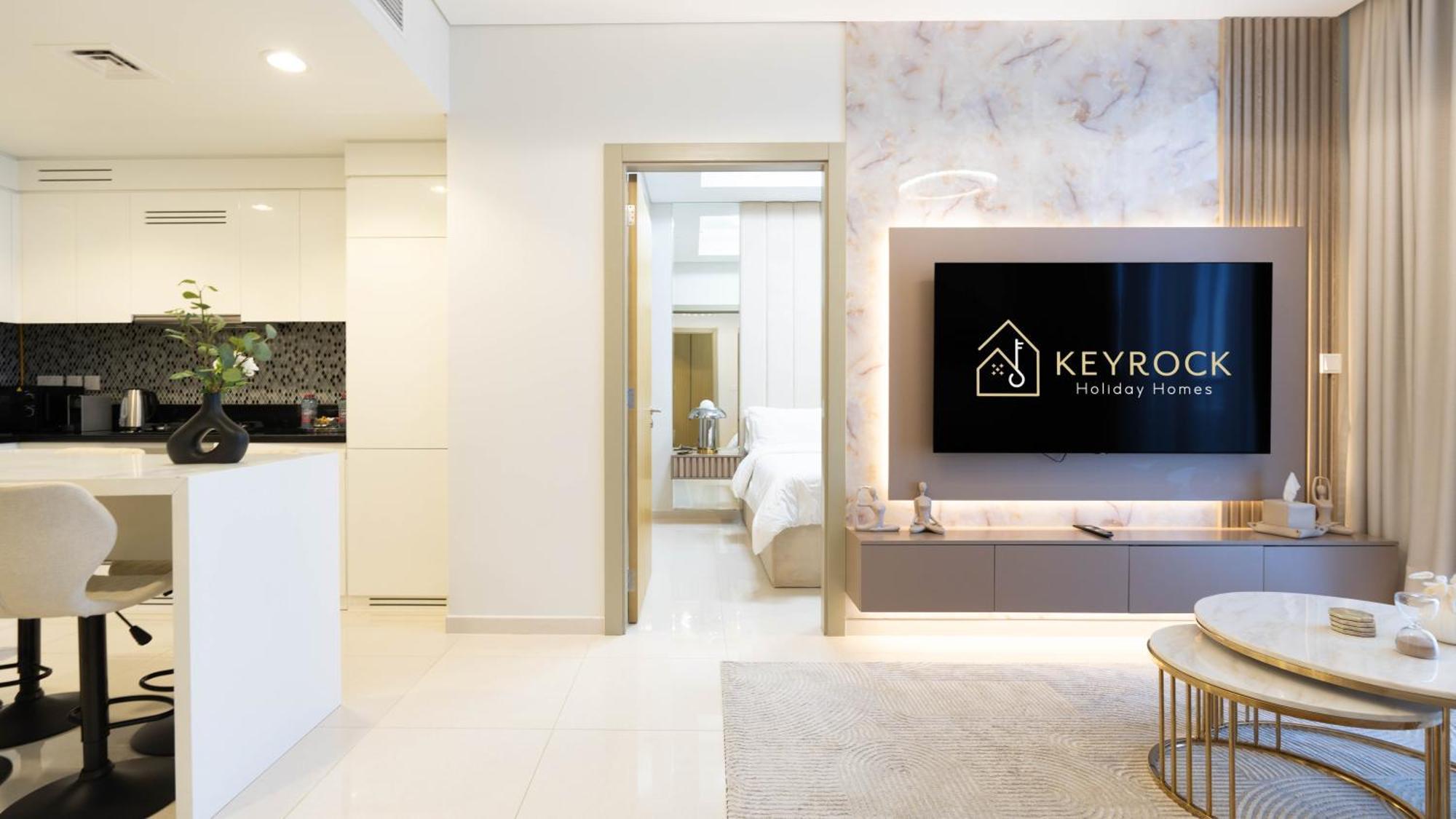 Keyrock Living - Family 2br Cozy In Business Bay - Aykon Tower Apartment *