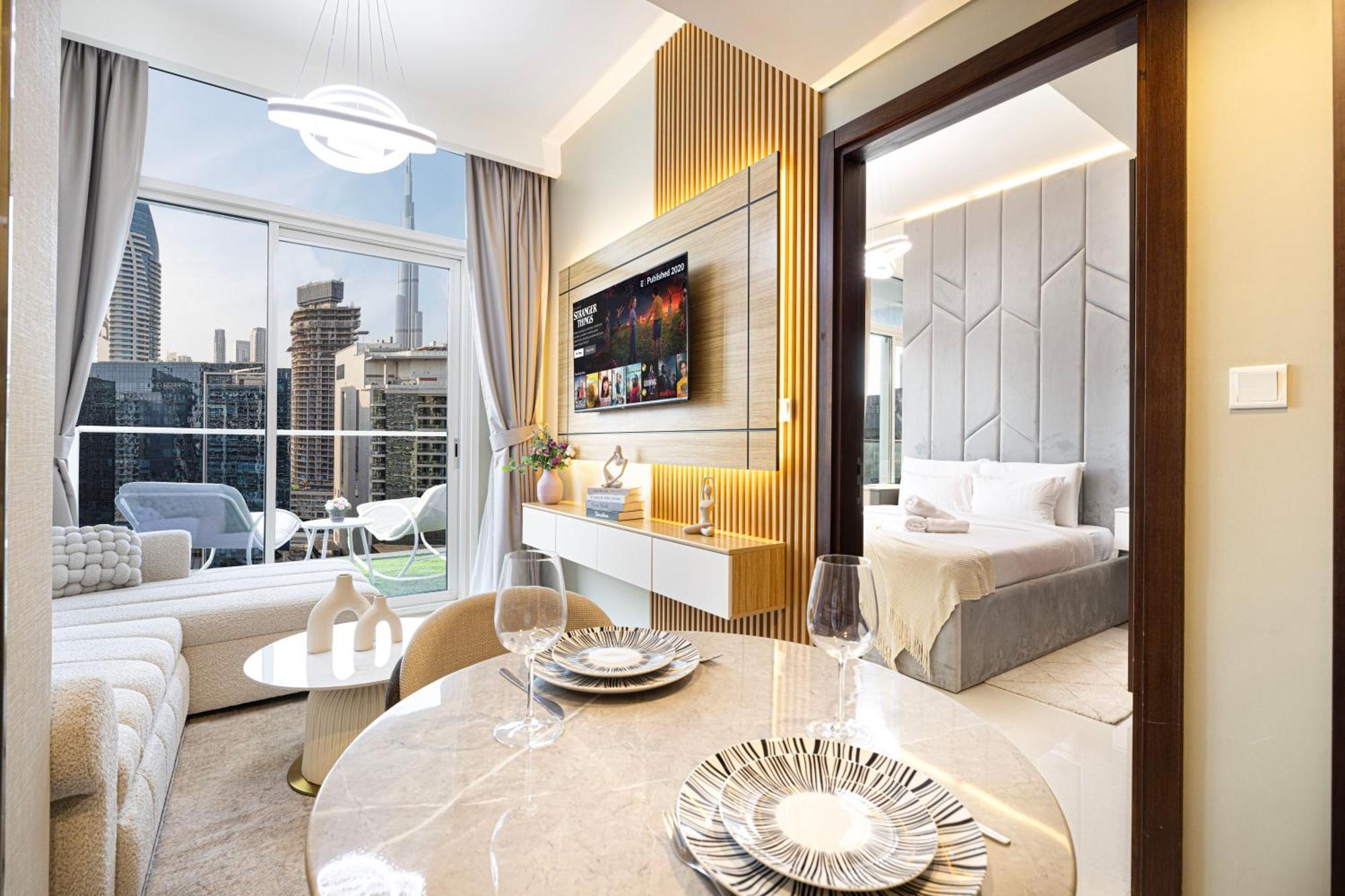 Appartement Burj Khalifa View 1 Bedroom With Balcony For Up To 4 Person Dubai