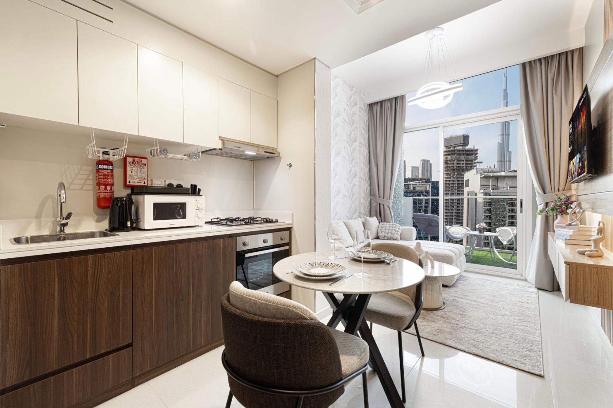Appartement Burj Khalifa View 1 Bedroom With Balcony For Up To 4 Person Dubai