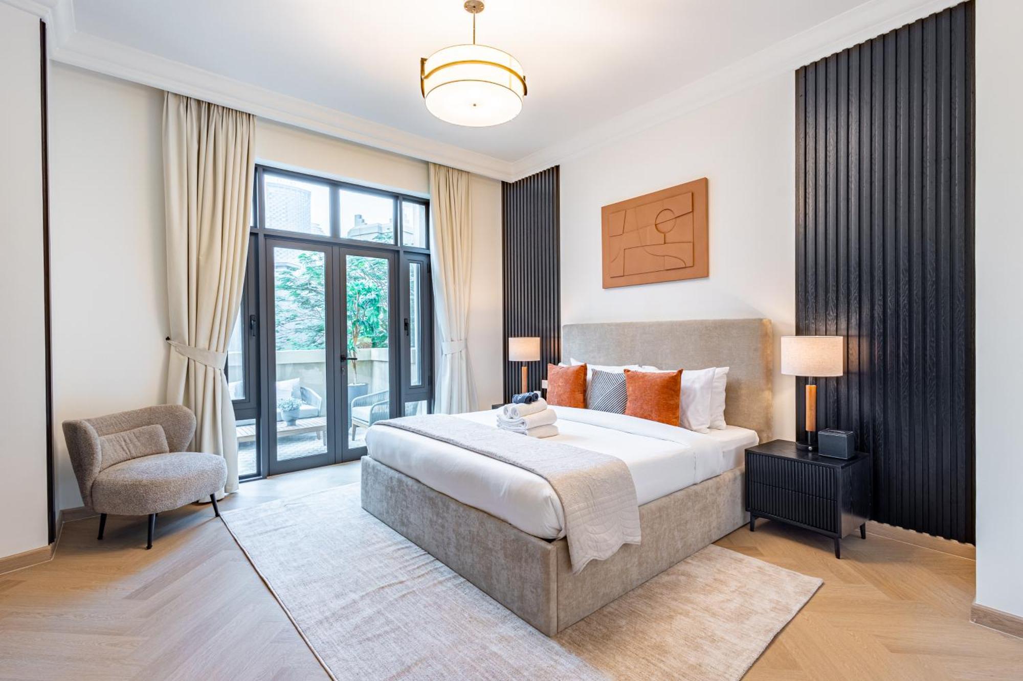 Upgraded 1br Retreat With Iconic Burj Khalifa Views Apartemen *