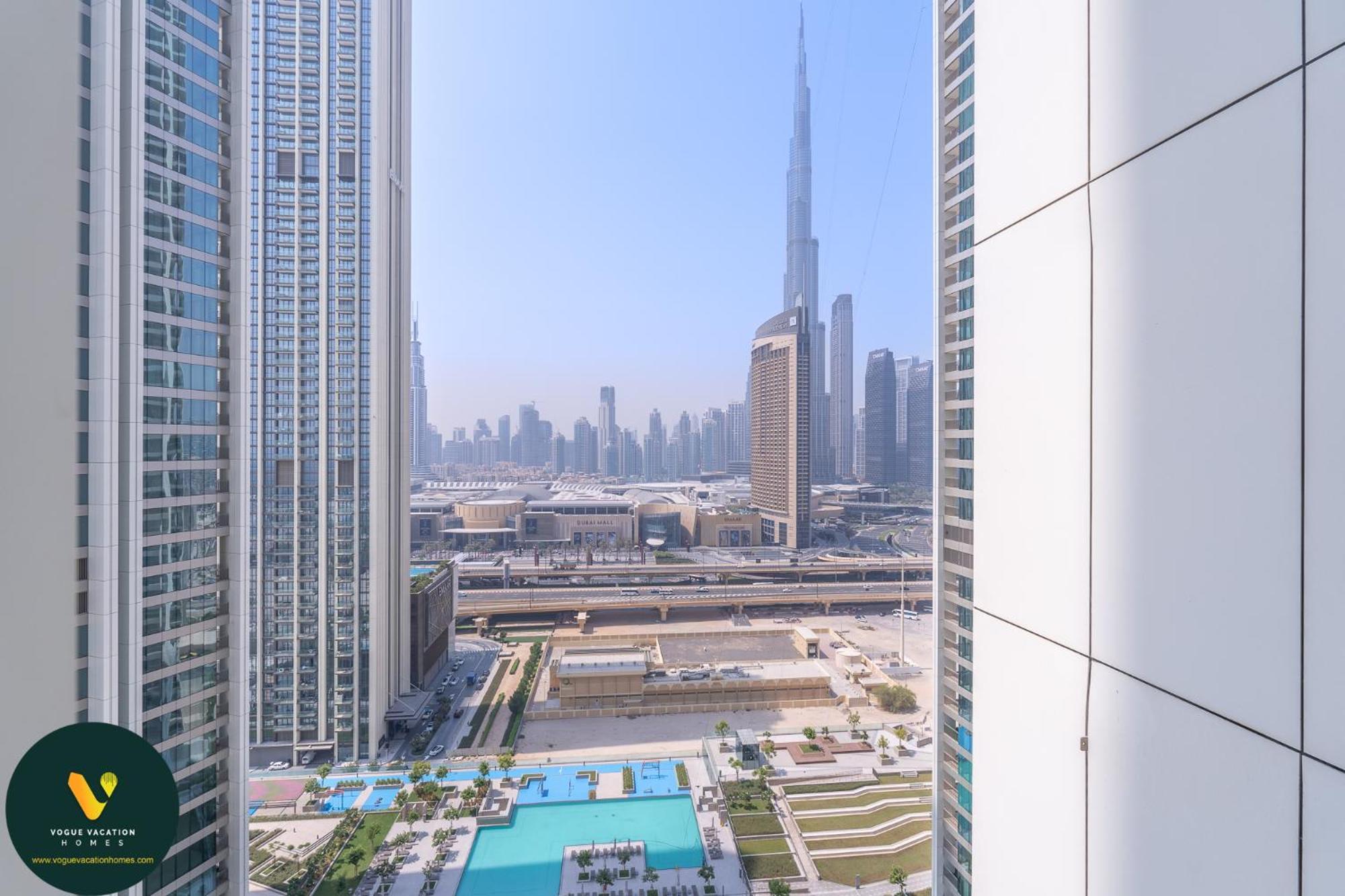 Downtown Views Ii - Vogue Two Bedroom With Balcony And Full Burj Khalifa View, Conveniently Located Opposite Mall Skybridge
